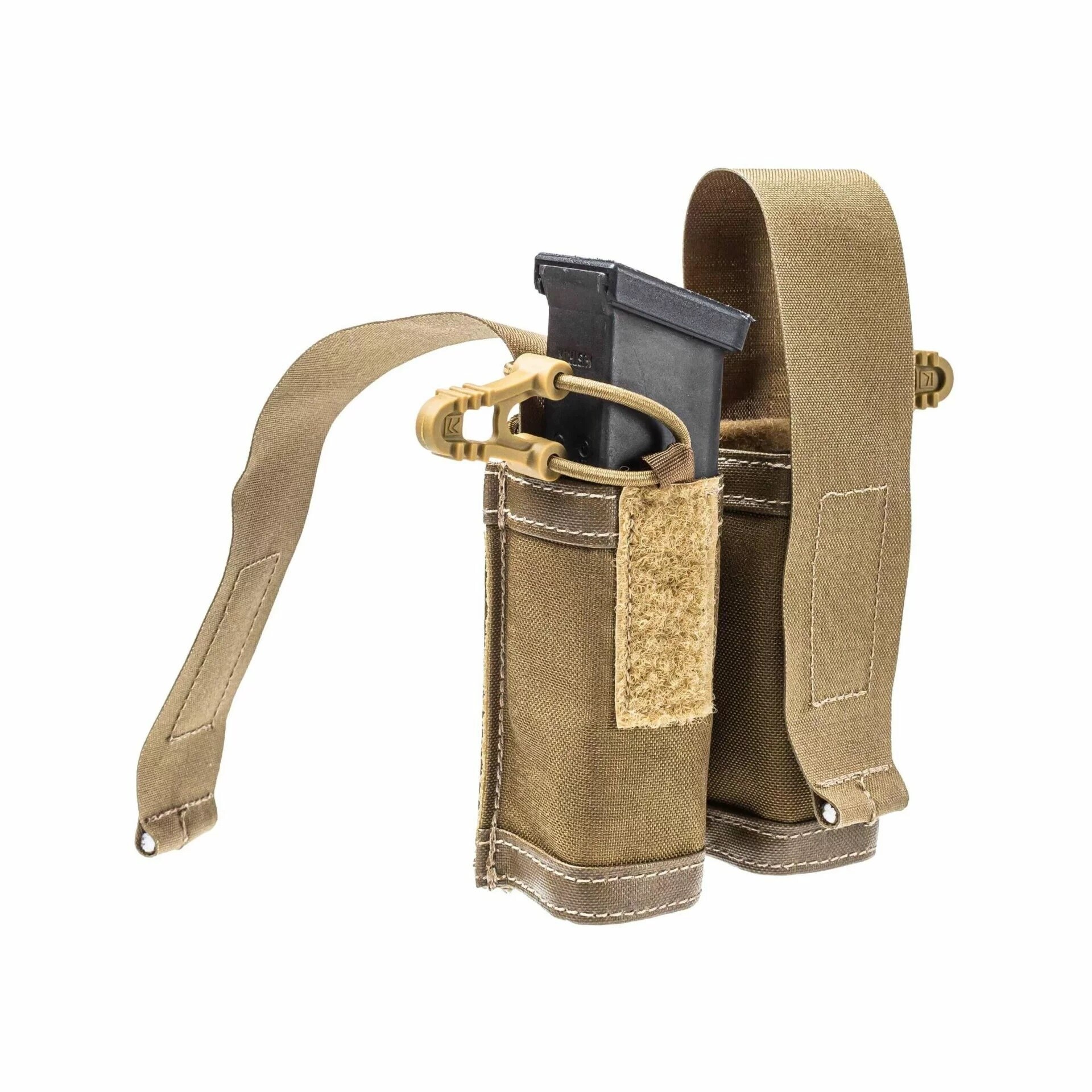 Pochette double pour petits chargeurs MX762-2 Lindnerhof - Coyote