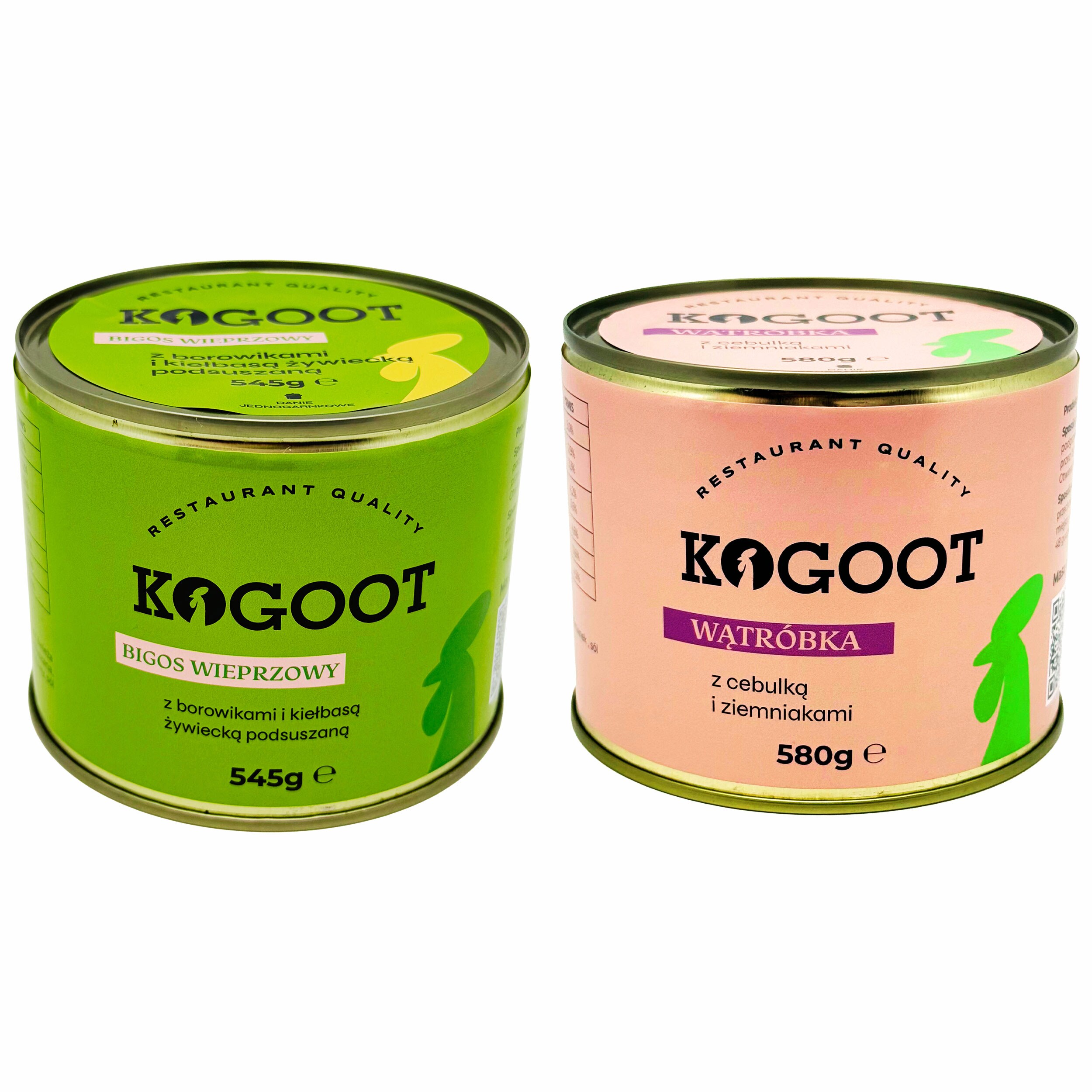 Aliments en conserve - Choucroute de porc 545 g, Foie 580 g Kogoot