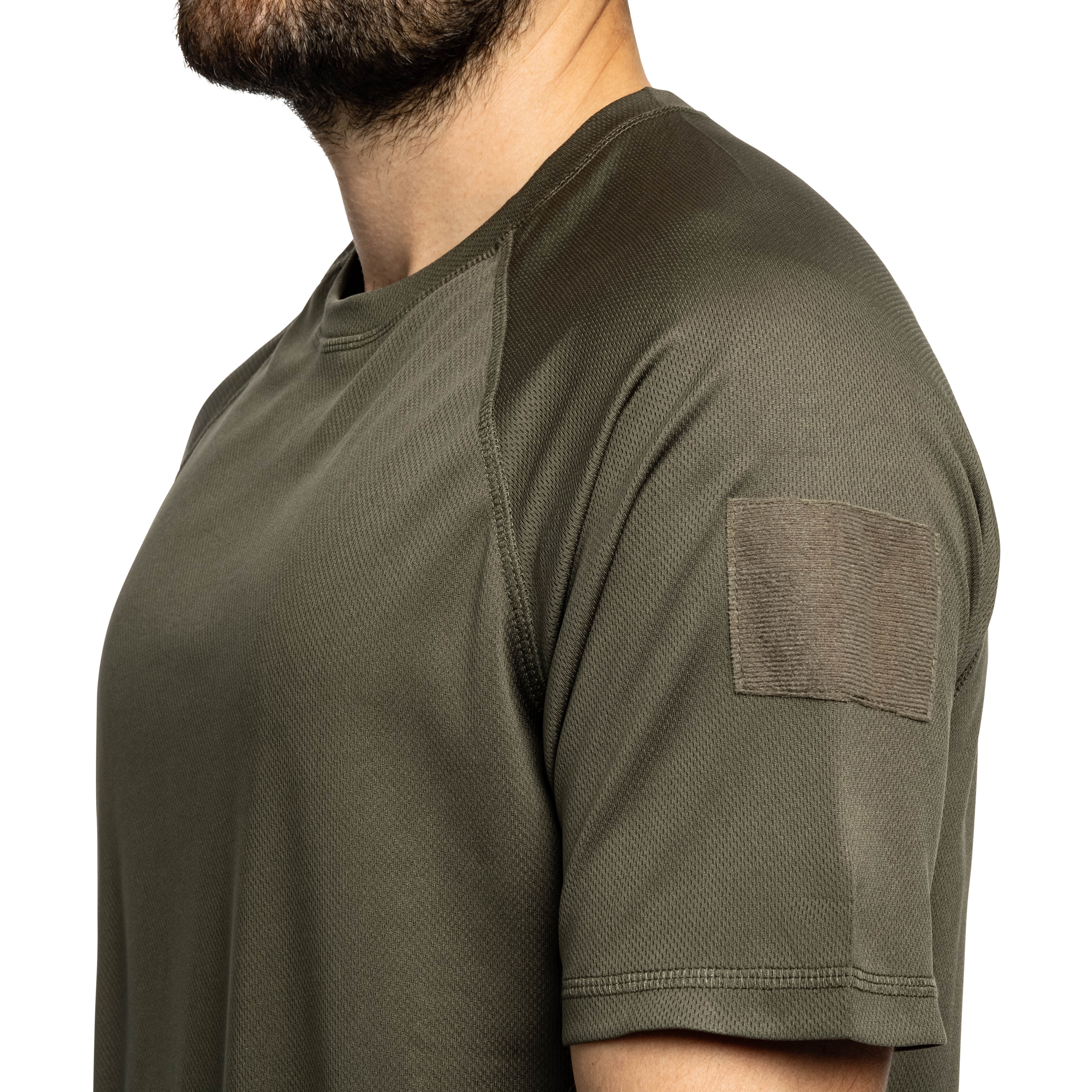 T-shirt Quickdry Short Sleeve Brandit - Olive