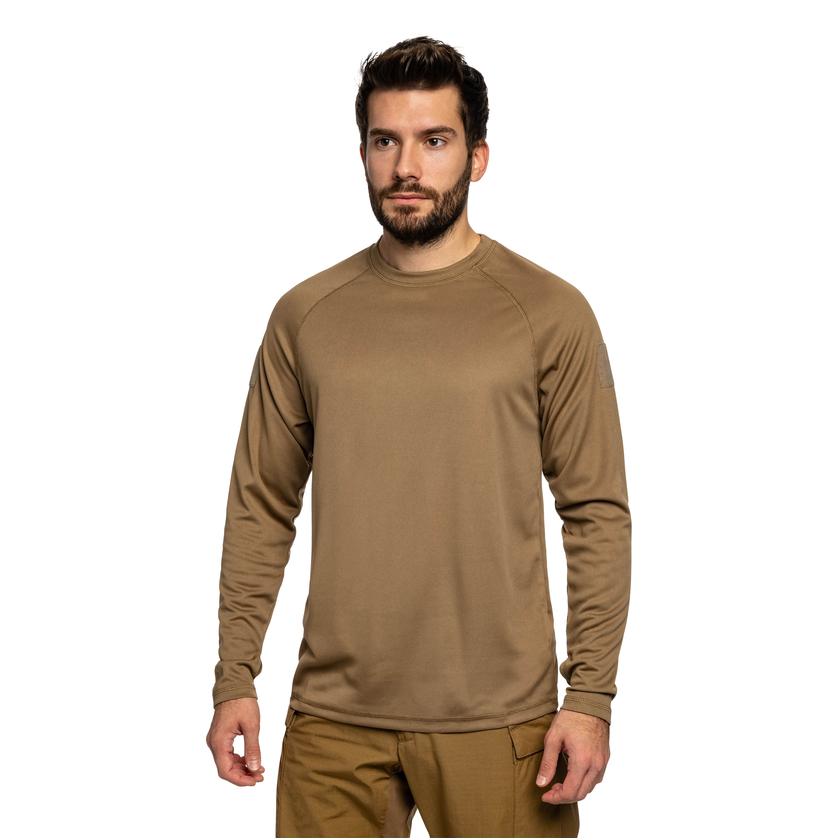 T-shirt QuickDry Long Sleeve Brandit - Camel