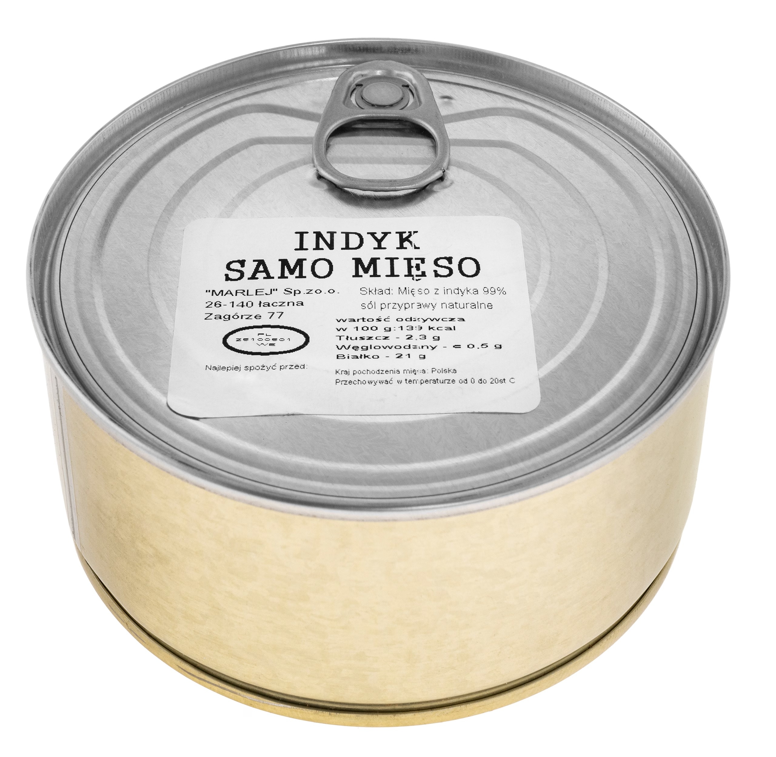 Aliments en conserve Dinde, viande seule 300 g, Veau et volaille 300 g - Marlej