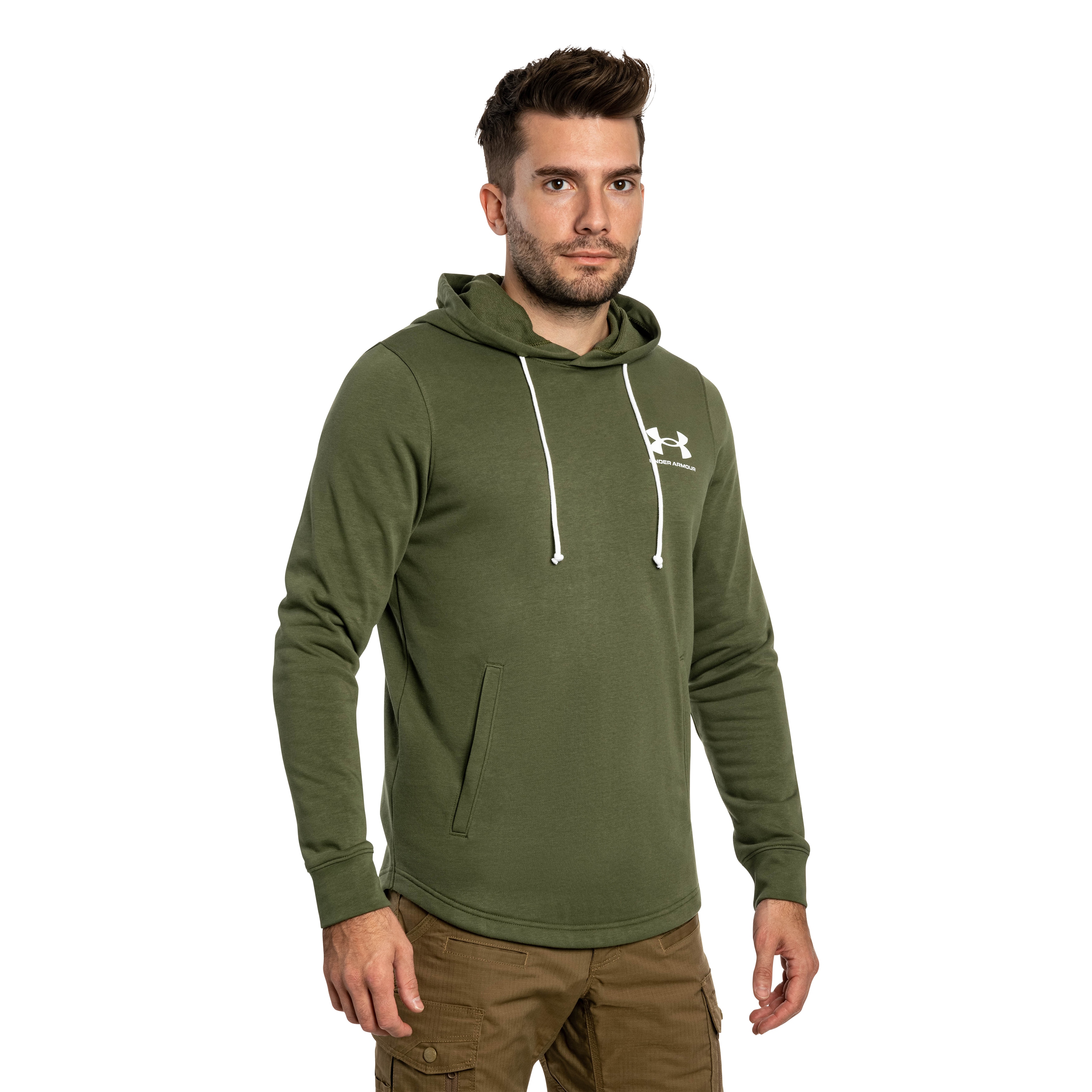 Sweat-shirt UA Rival Terry Under Armour - Marine OD Green