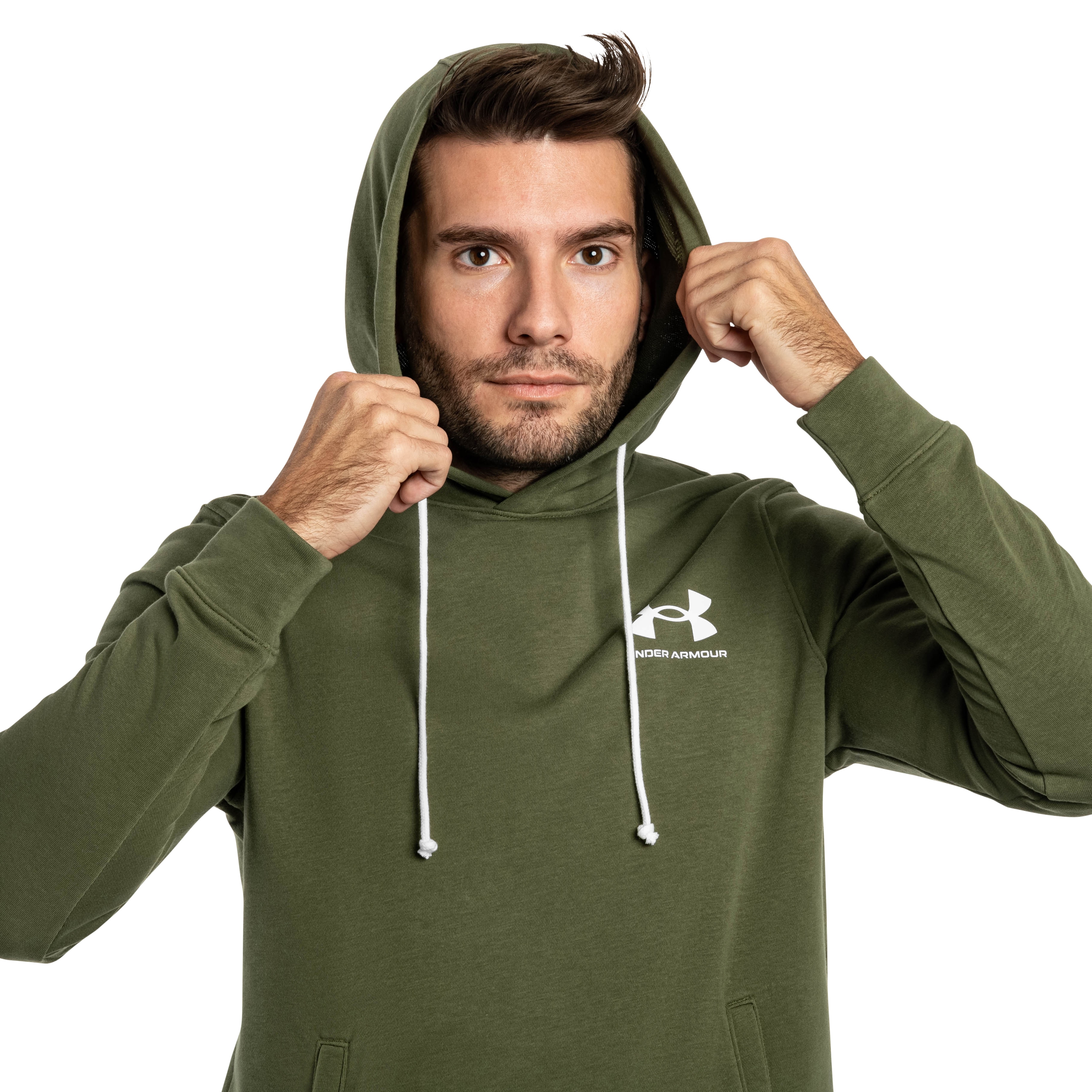 Sweat-shirt UA Rival Terry Under Armour - Marine OD Green