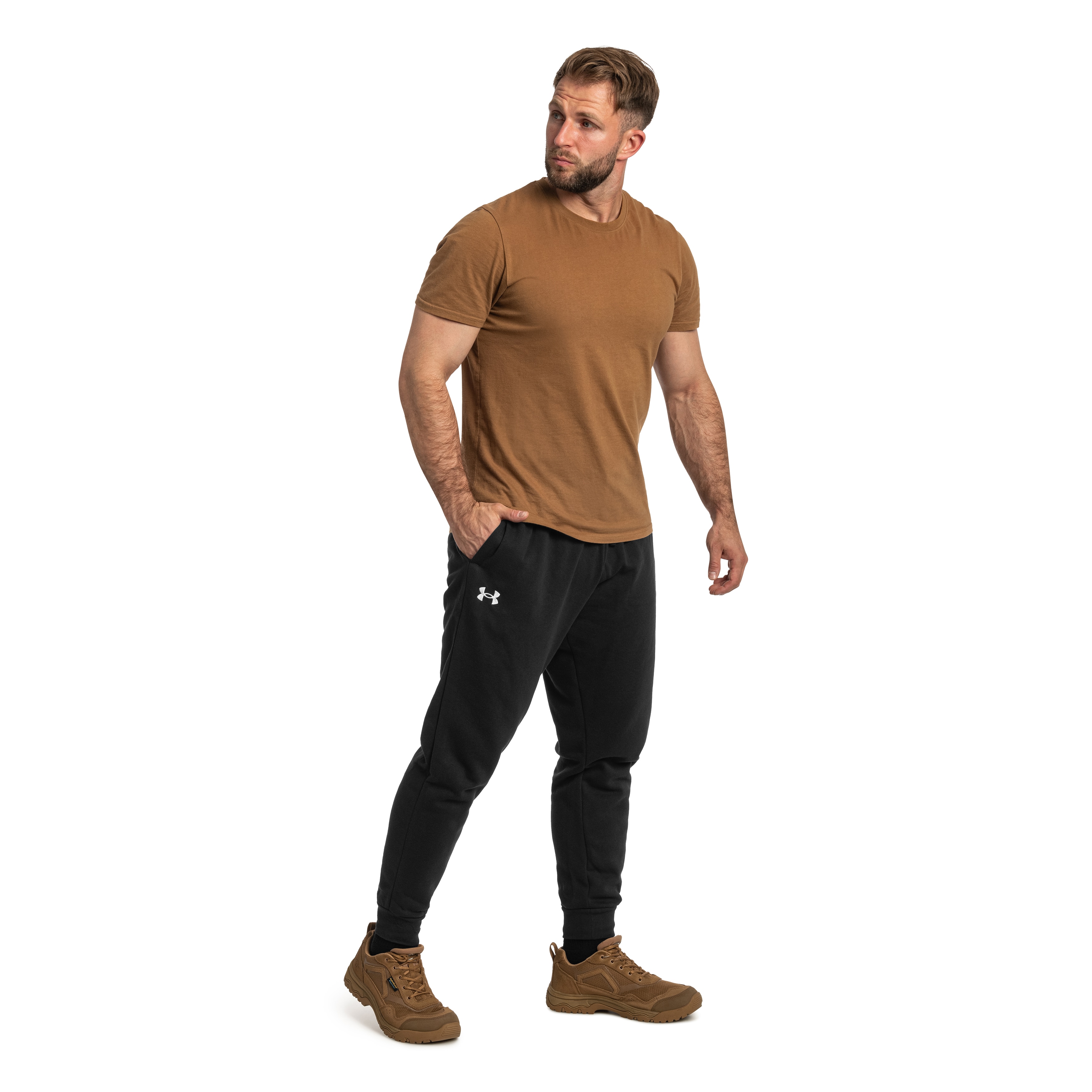 Pantalon Jogger Rival Fleece Under Armour - Black/White