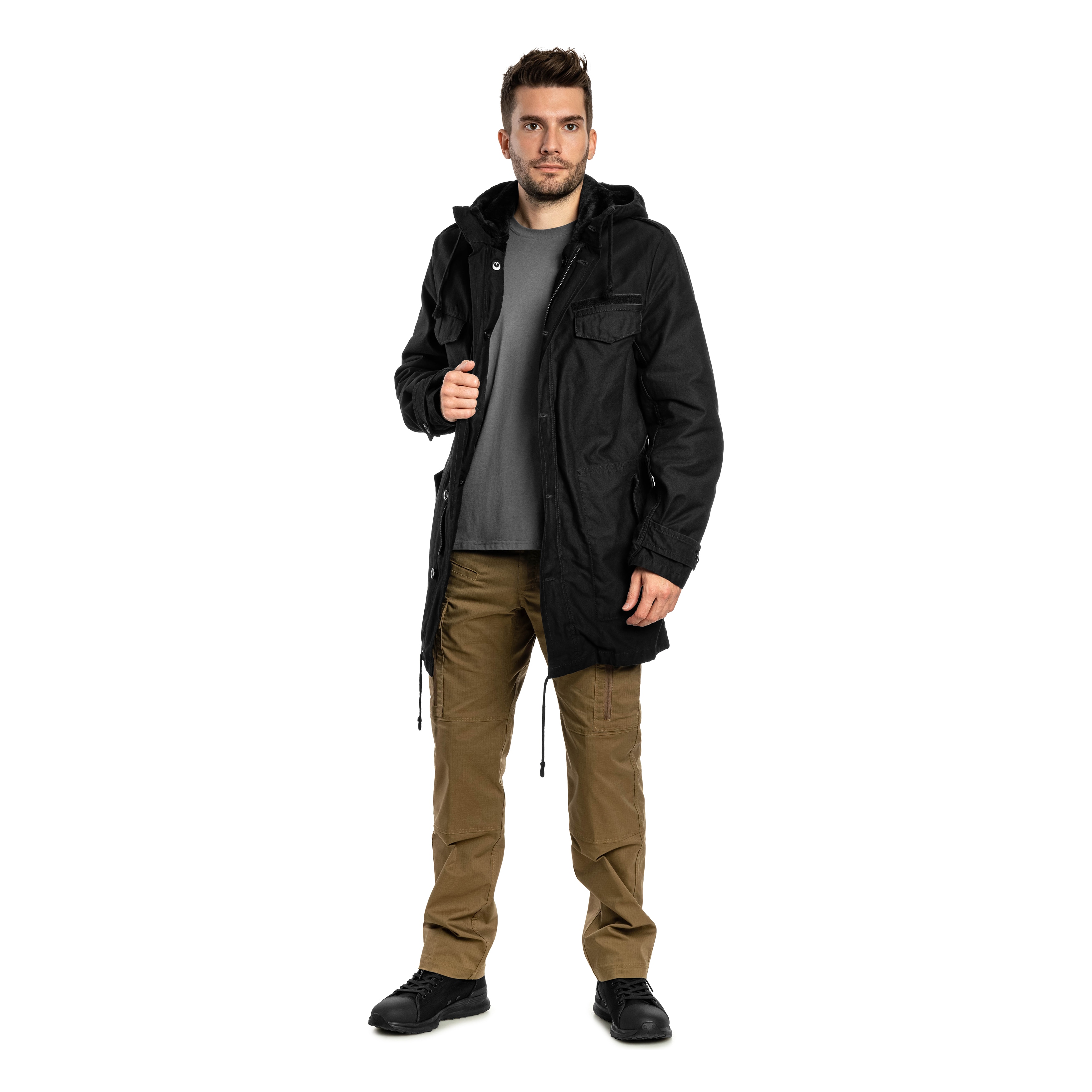 Veste BW Parka Heavy Brandit - Black