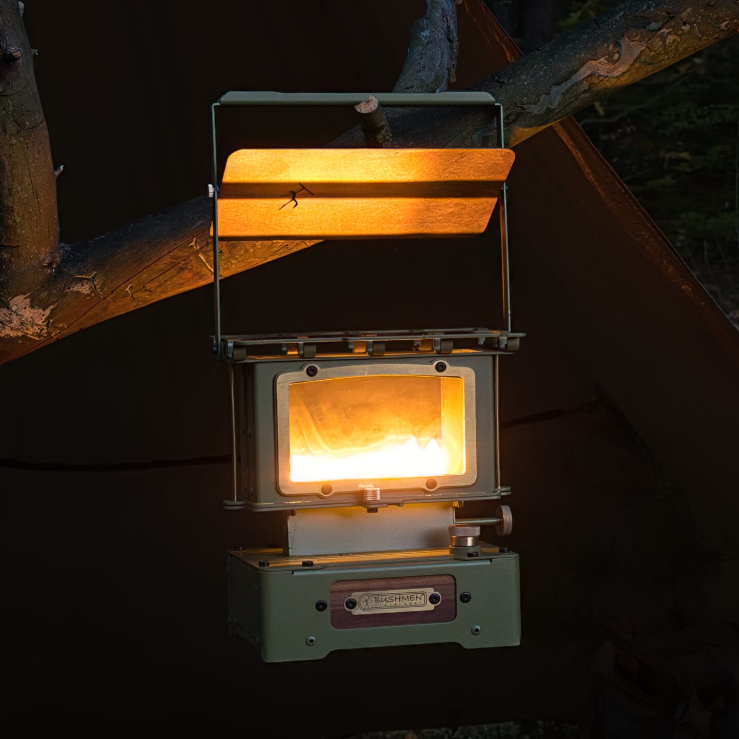 Lampe à pétrole Oil Outpost Bushmen - Olive