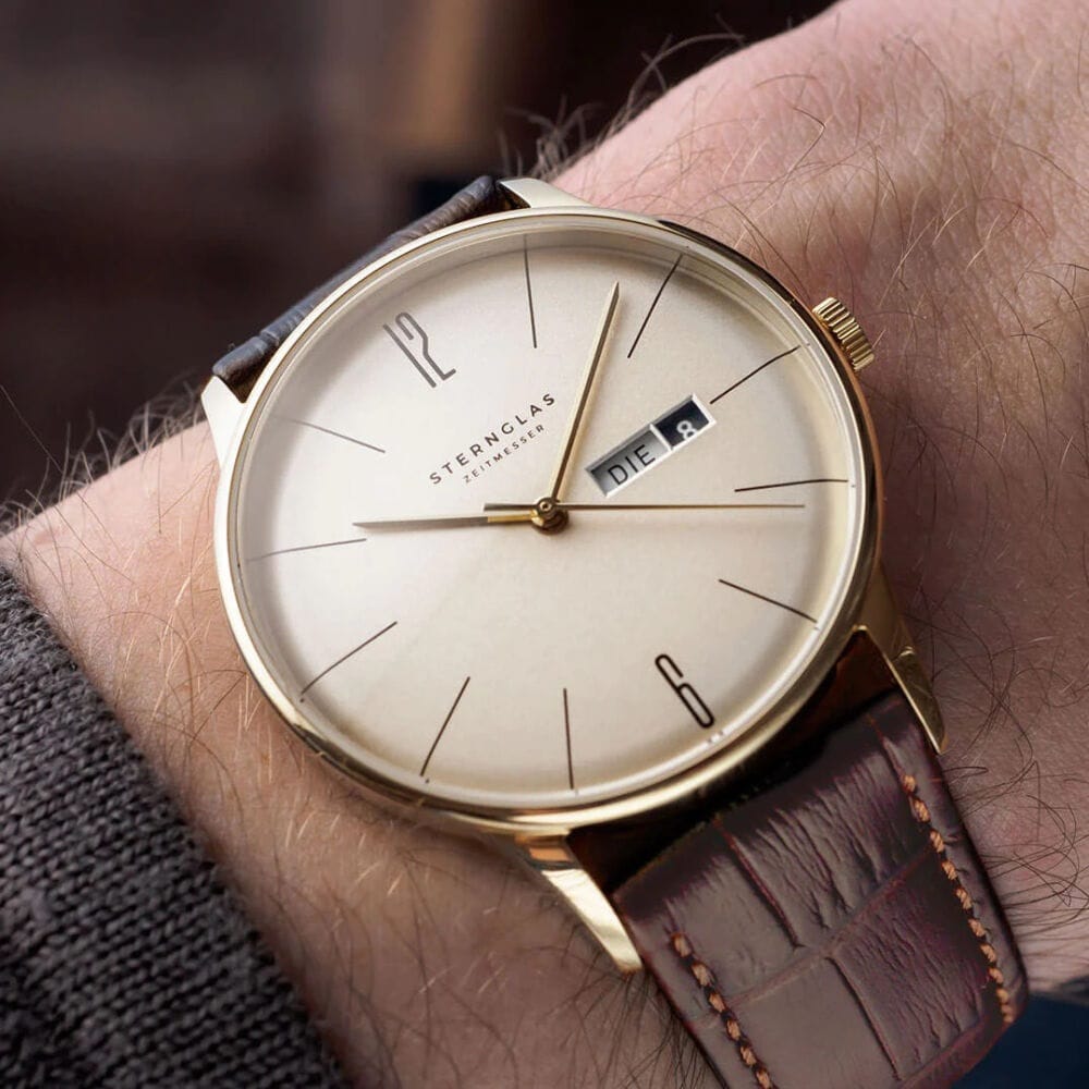 Montre Sternglas Berlin Quartz - Marron Foncé