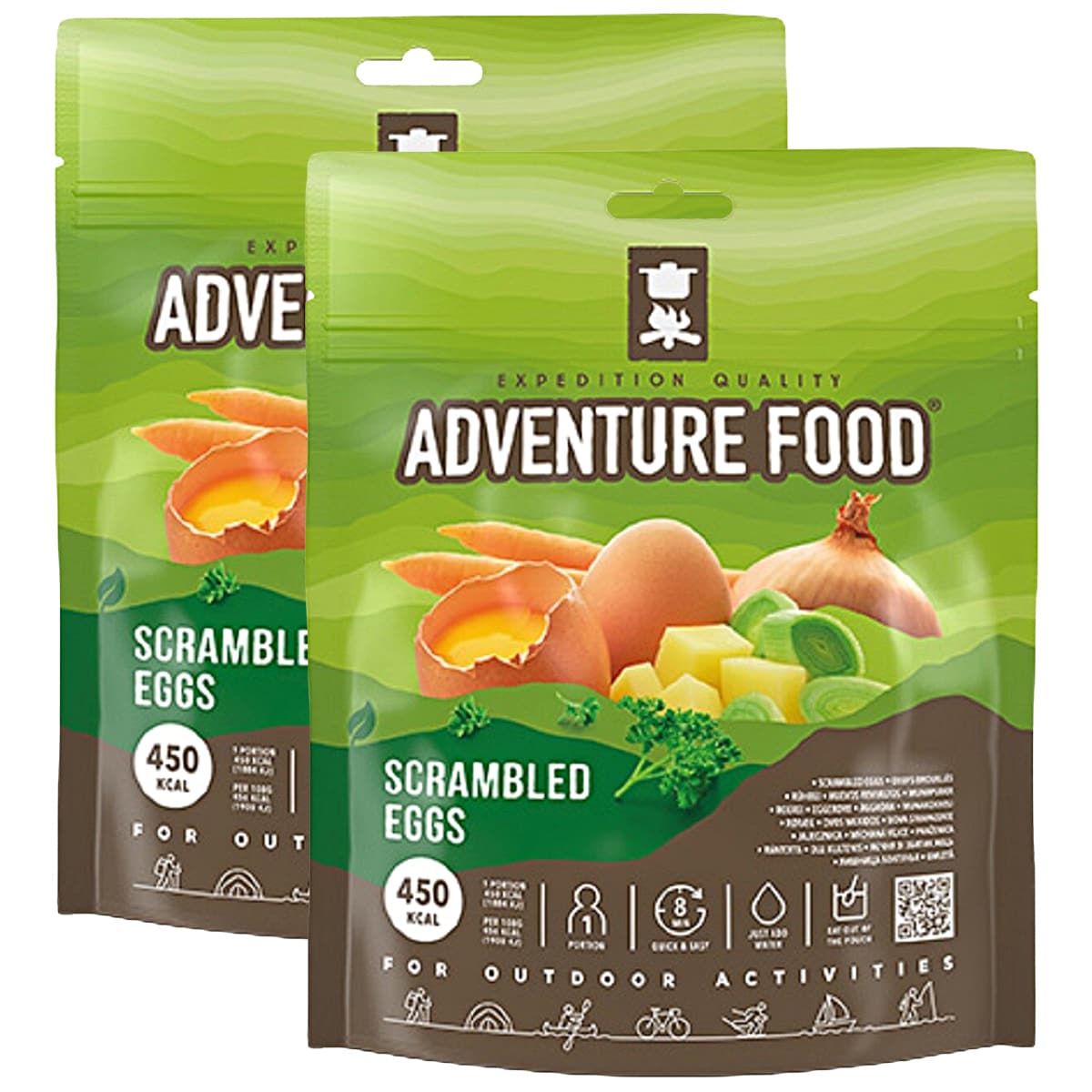 Aliments lyophilisés Œufs brouillés 98 g - 2 pcs. Adventure Food