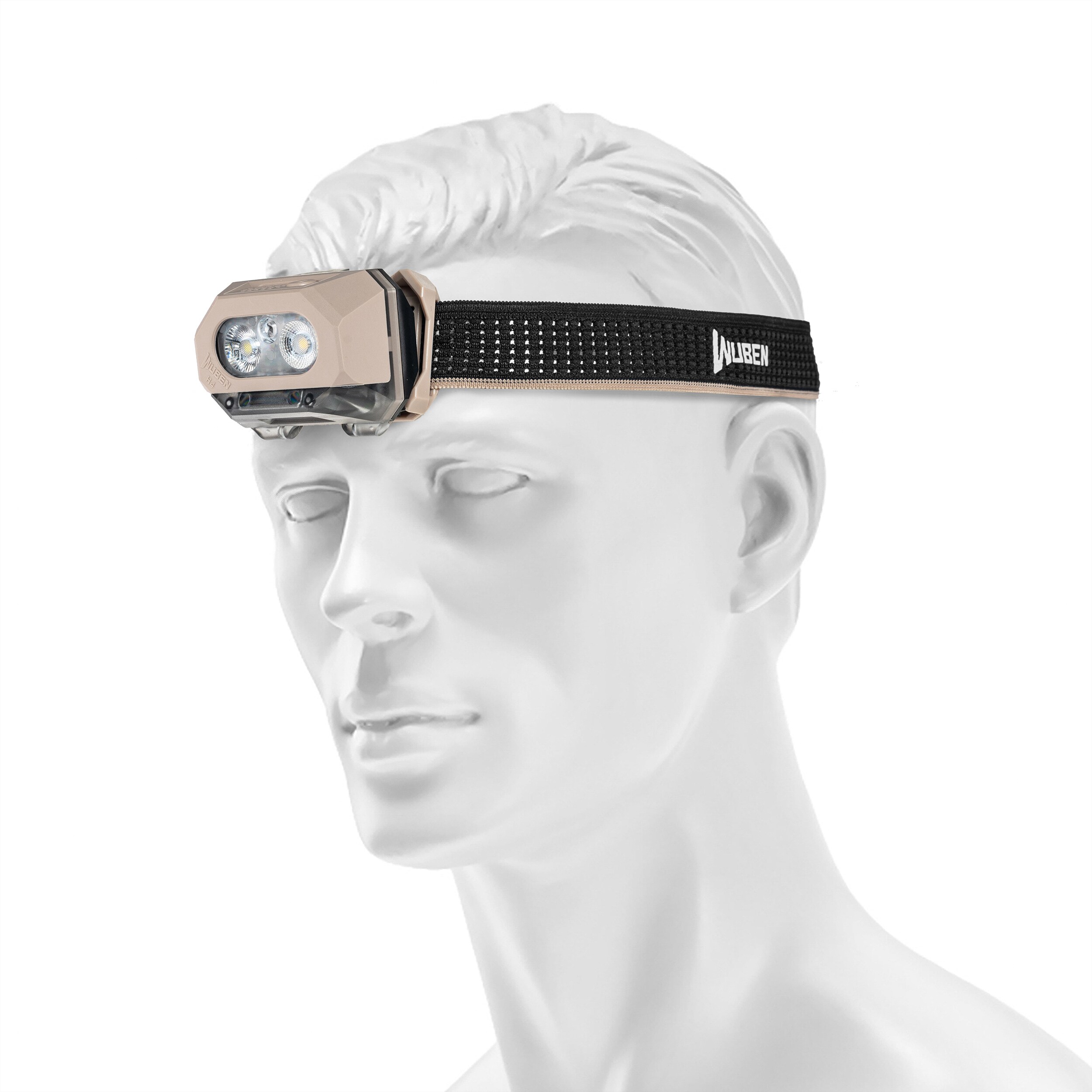 Lampe frontale H4 - 800 lumens Wuben - Sand