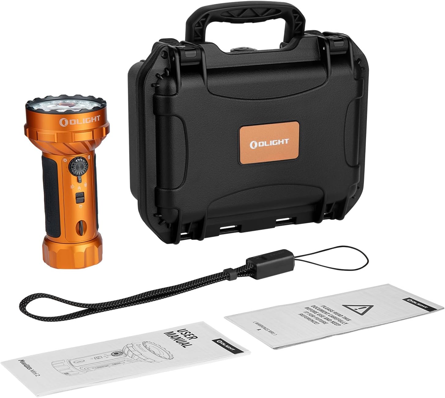 Lampe de poche rechargeable Marauder Mini 2 - 10000 lumens, portée 750 m Olight - Orange