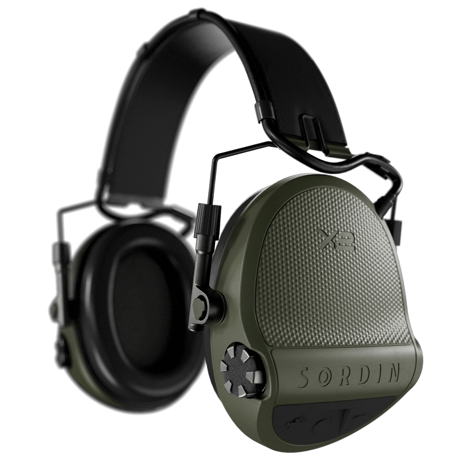 Protections auditives actives Supreme X2 Gel Headband Sordin - Green