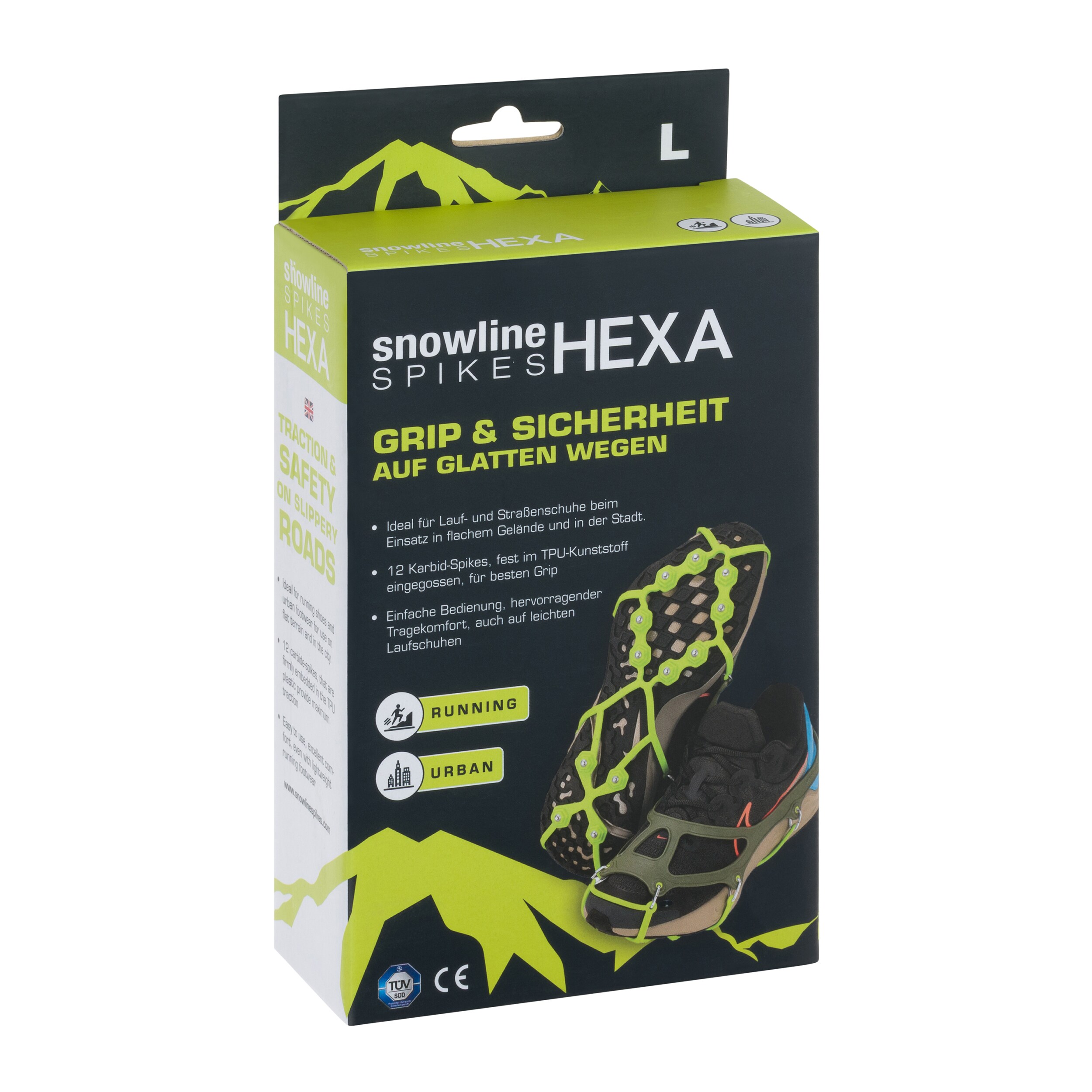 Crampons pour chaussures Hexa Snowline - Olive