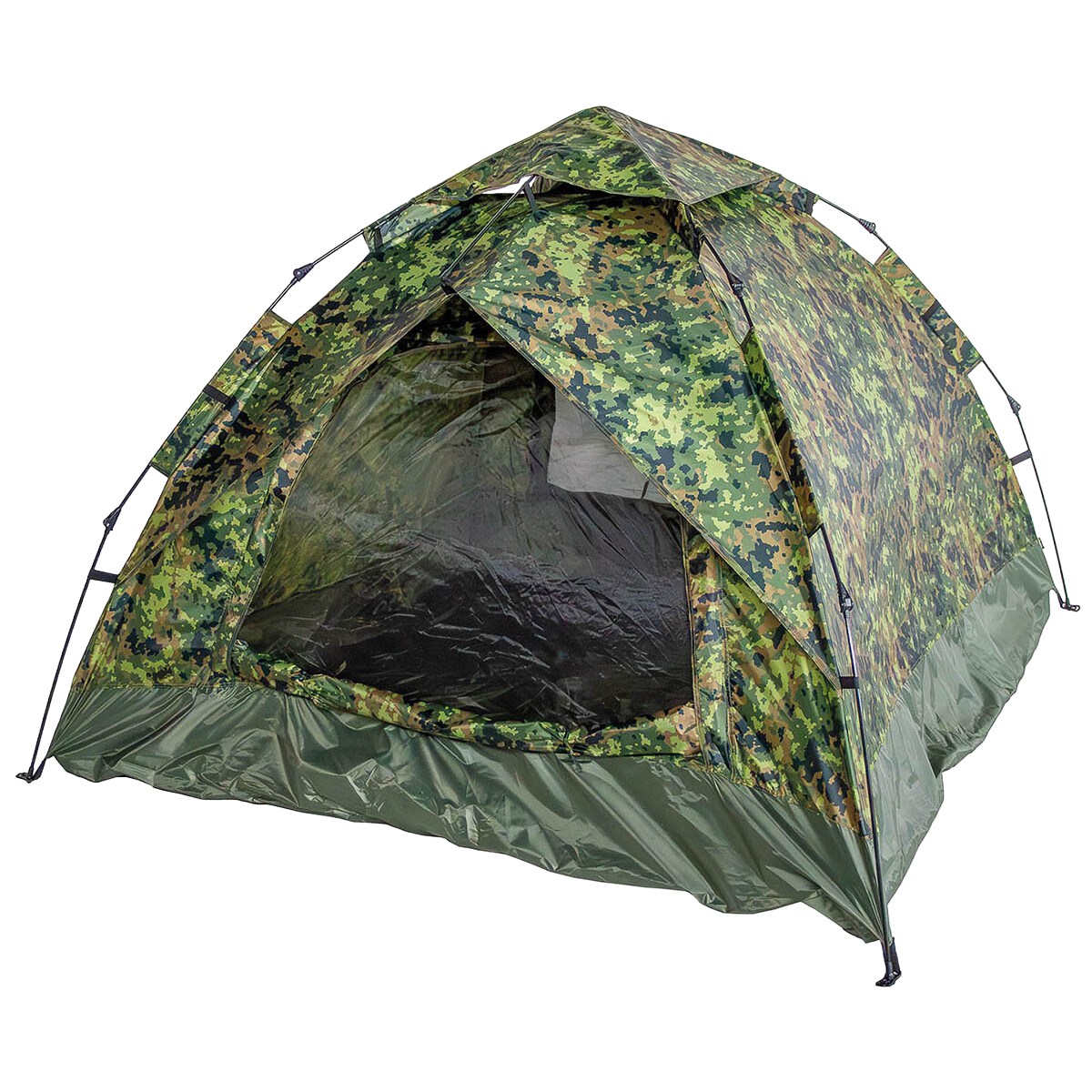 VidaXL Tente de pêche 2 personnes vert olive imperméable 4009485