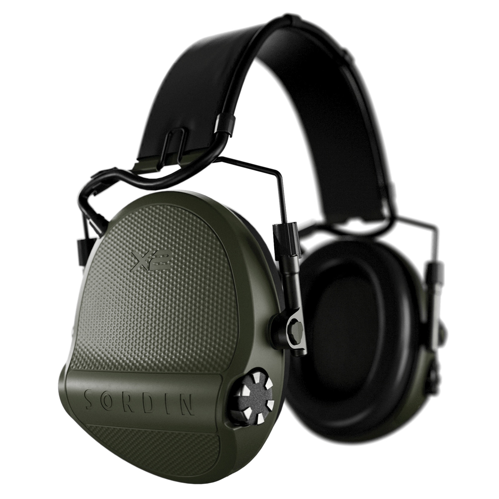 Protections auditives actives Supreme X2 Memoryfoam Headband Sordin - Green