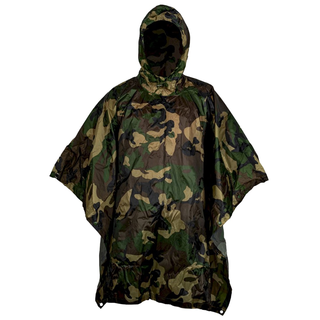 Poncho Ripstop Texar - Woodland