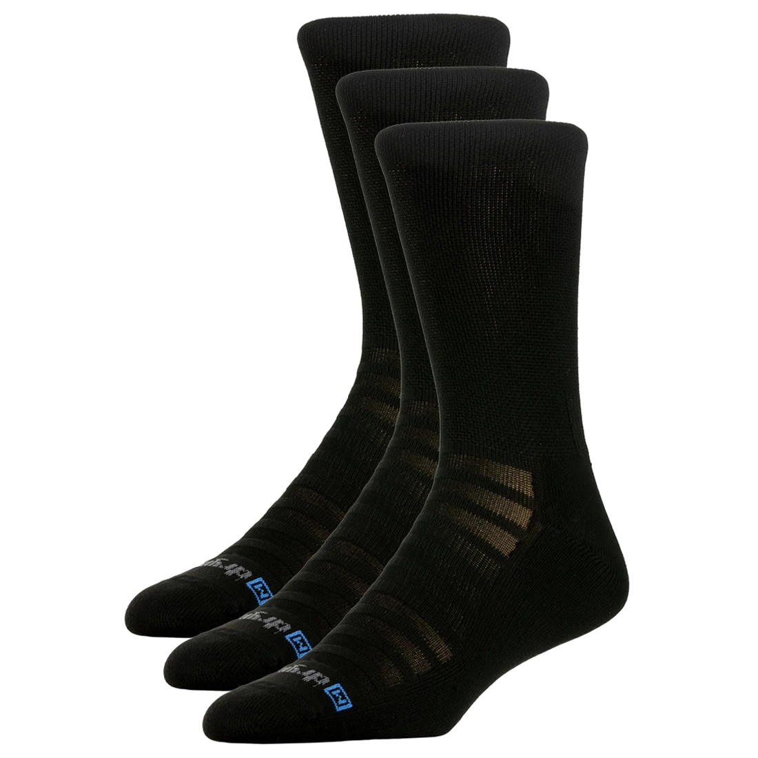 Chaussettes Active Duty Hot Weather Crew 3 paires Drymax - Black