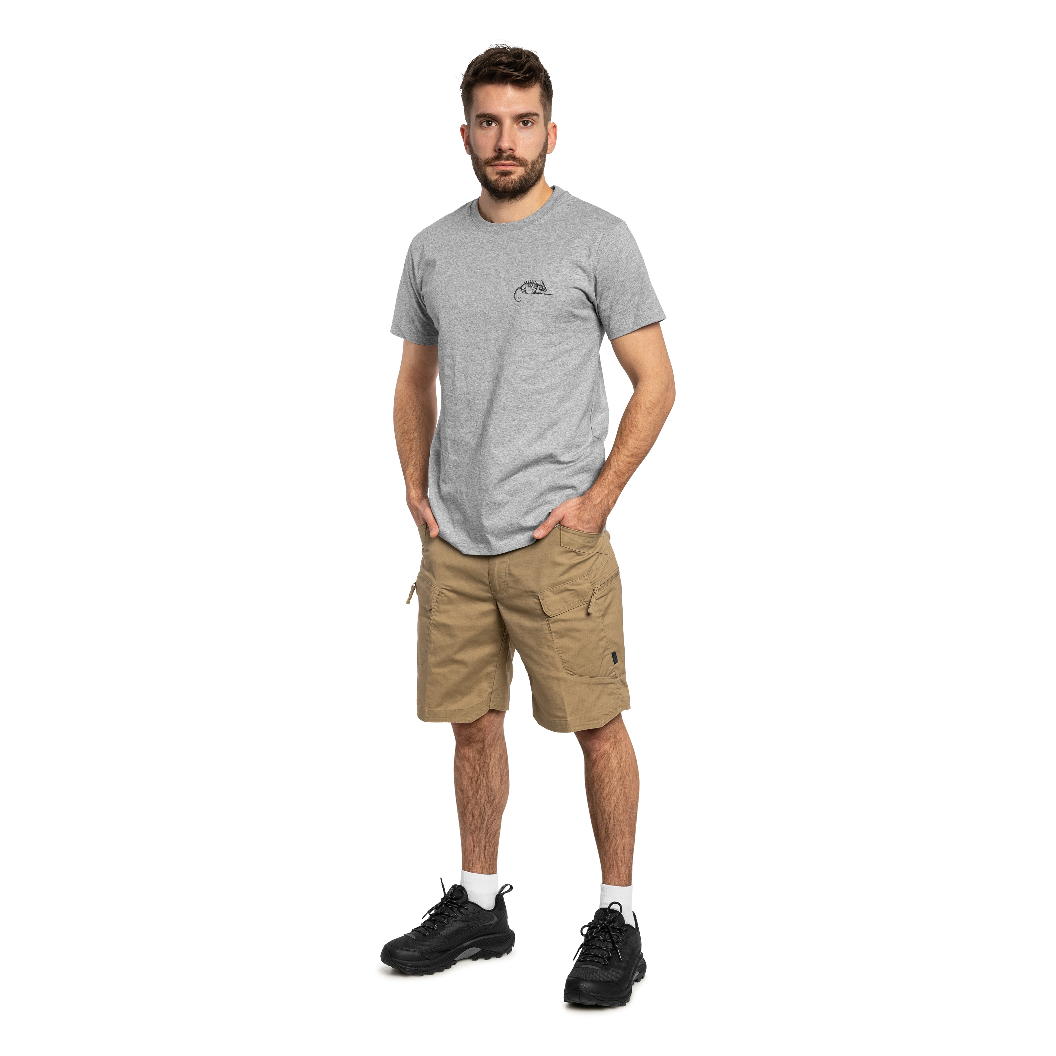 Shorts UTS PolyCotton Stretch Rip-Stop 8,5'' Helikon-Tex - Khaki