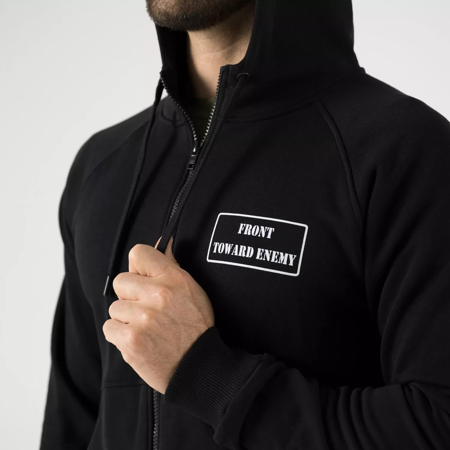 Sweat-shirt Front Toward Enemy Hoodie Helikon - Noir