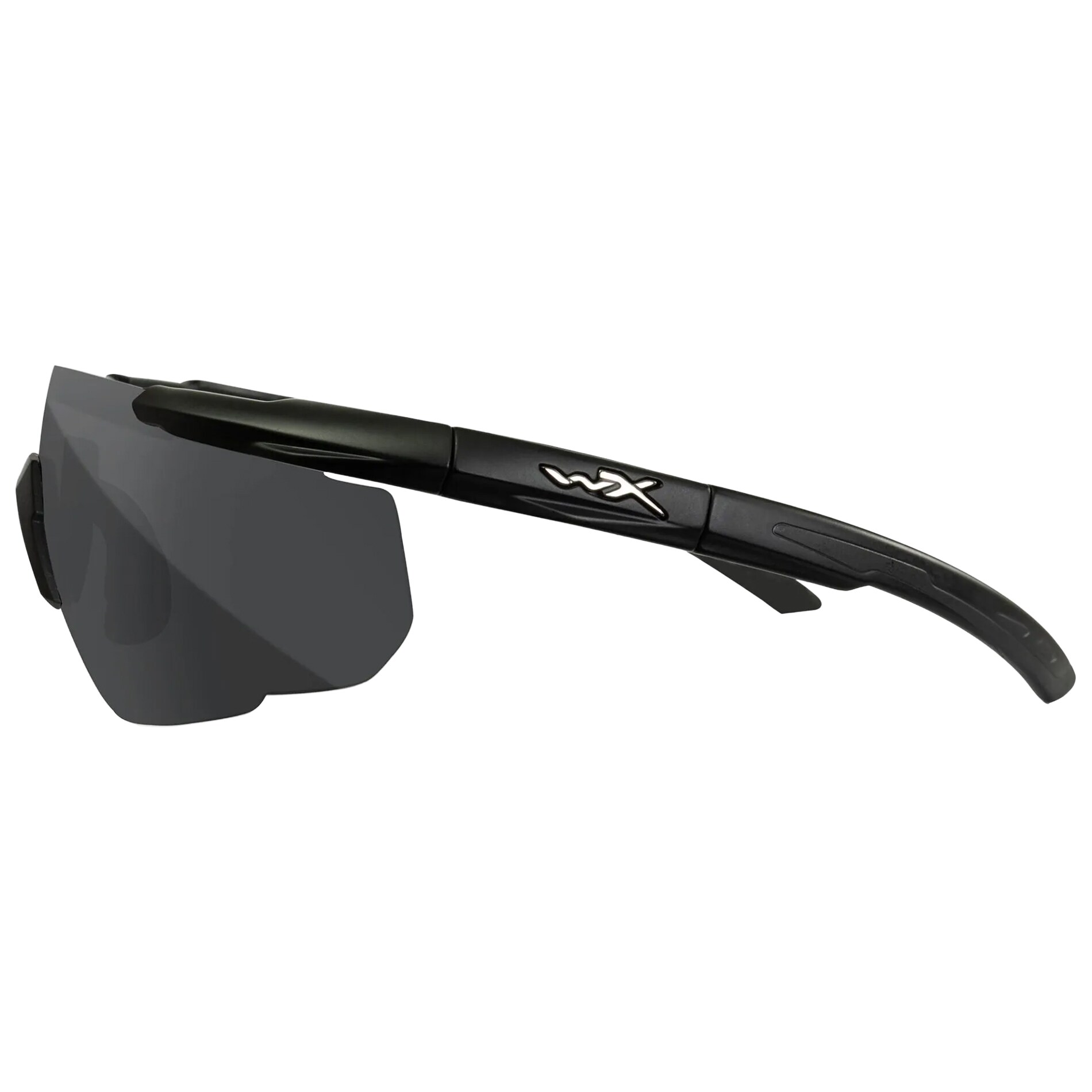 Lunettes tactiques Wiley X Saber Advanced - Smoke Grey/Light Rust/Matte Black + Kit Nettoyant Anti-Buée - ensemble