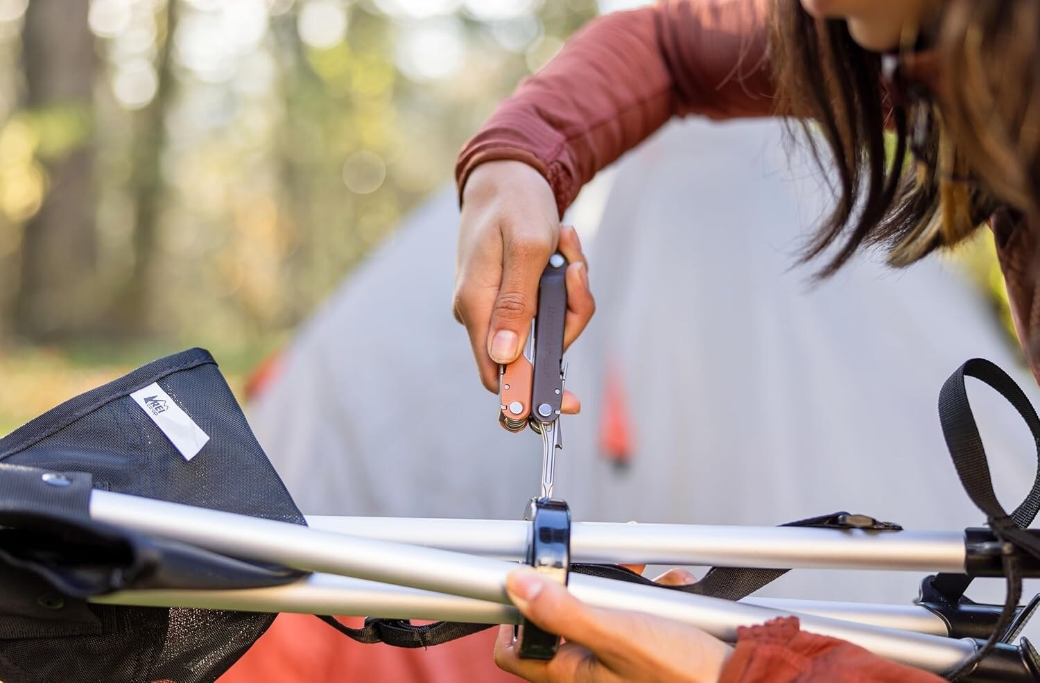 Multitool Leatherman Rebar Burnt Sienna