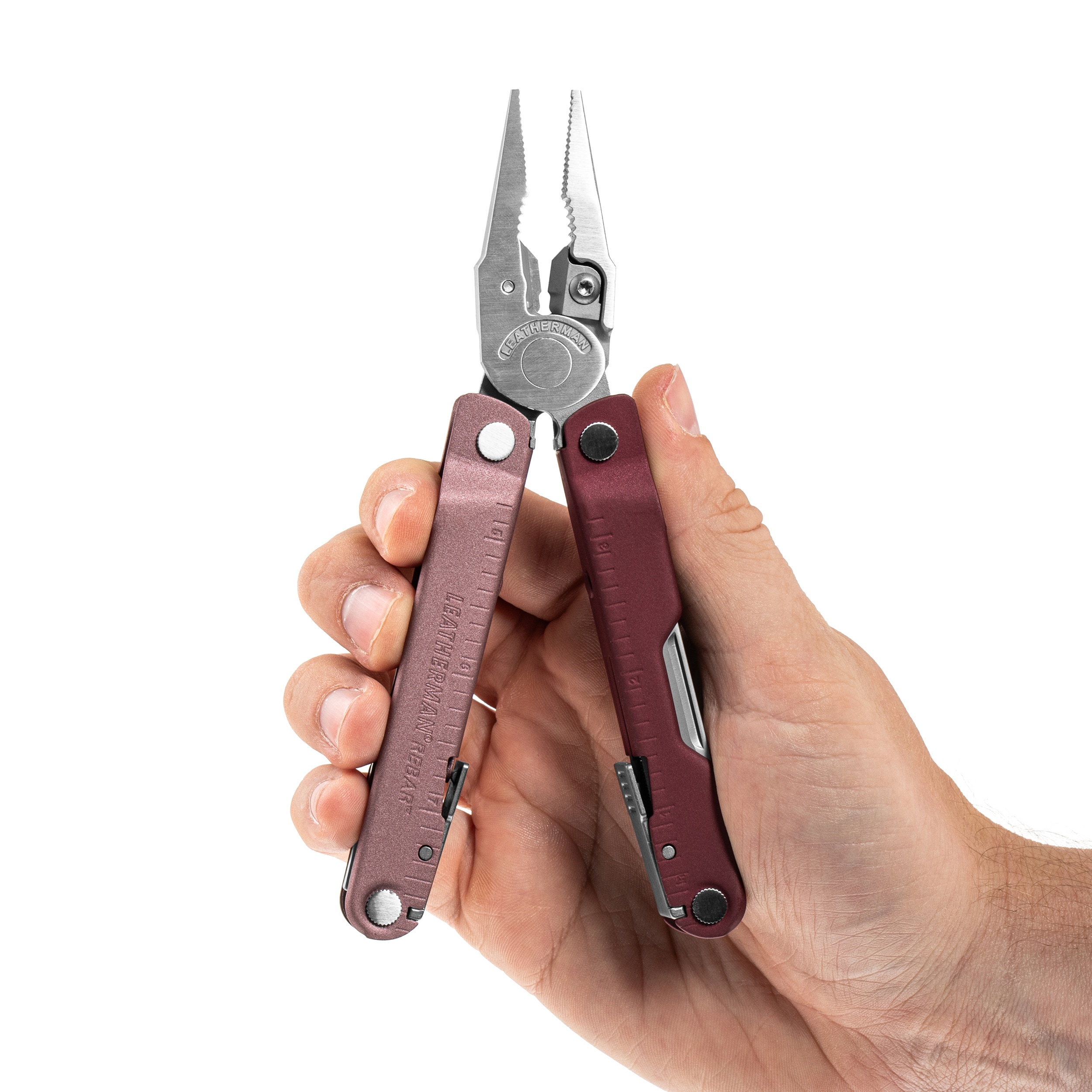Multitool Rebar Leatherman - Heathered Cranberry
