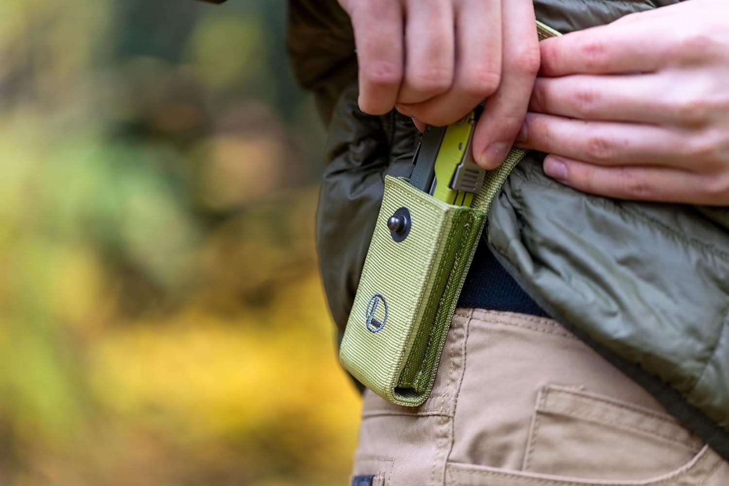 Multitool avec étui Rebar Leatherman - Mossy Slate