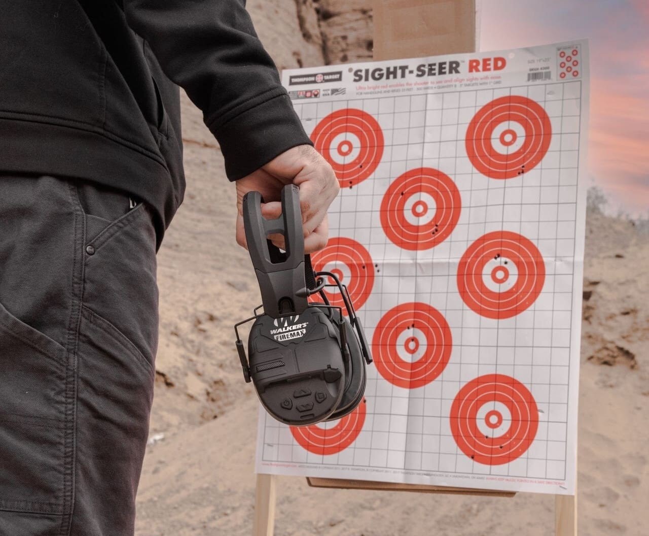 Protections auditives actives Walker's Firemax Bluetooth Digital - Black