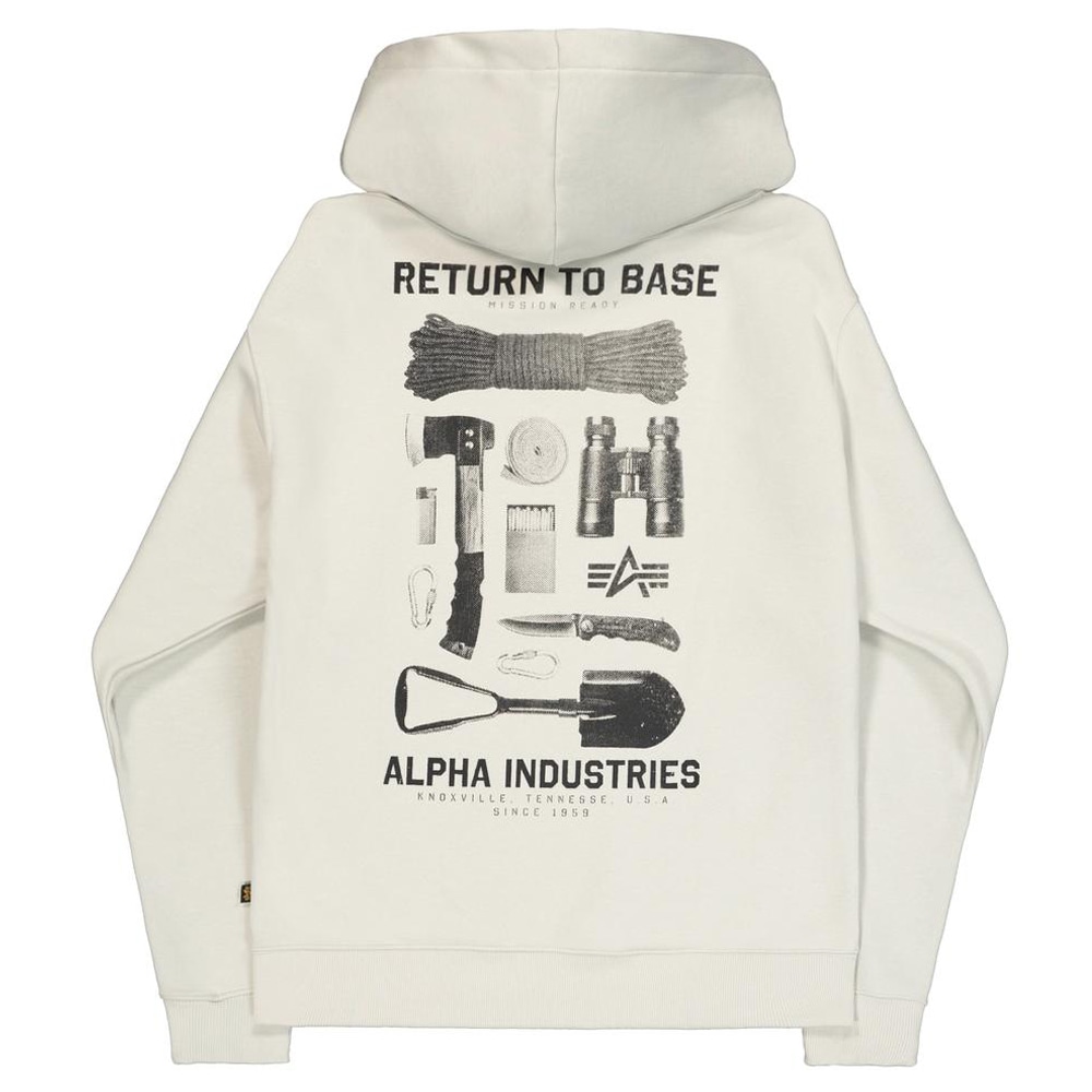 Sweat-shirt Return To Base Alpha Industries - Stone