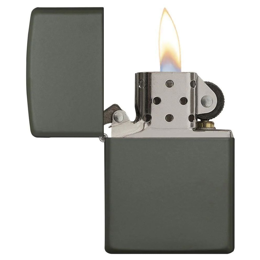 Briquet à essence Zippo - Green Matte