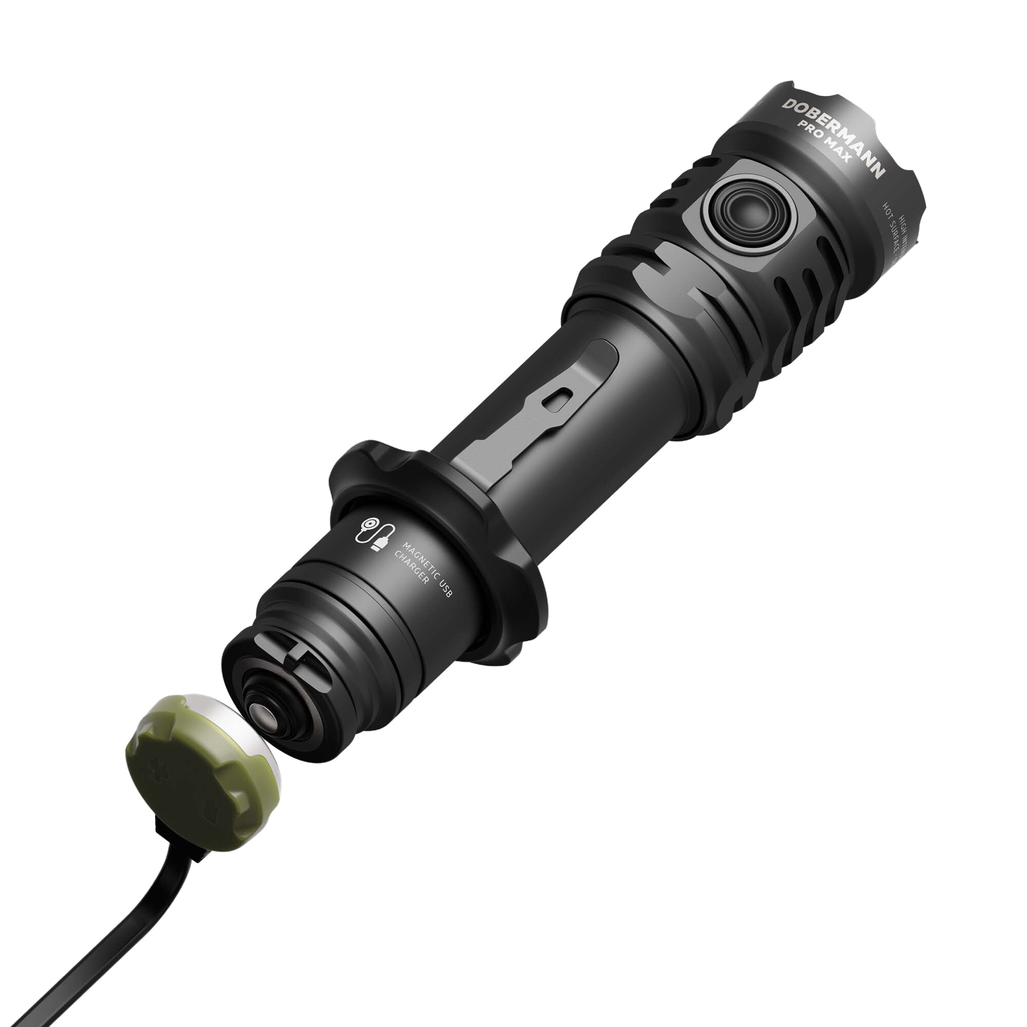 Lampe de poche tactique Armytek Dobermann PRO Max White PCB - 3000 lumens