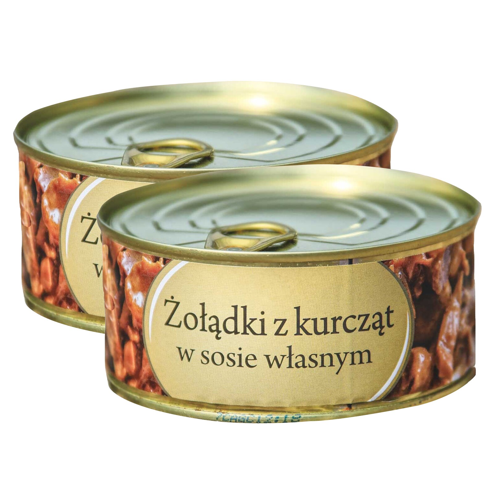 Conserves alimentaires - Estomacs de poulet avec sauce 300 g - 2 pcs. Marlej