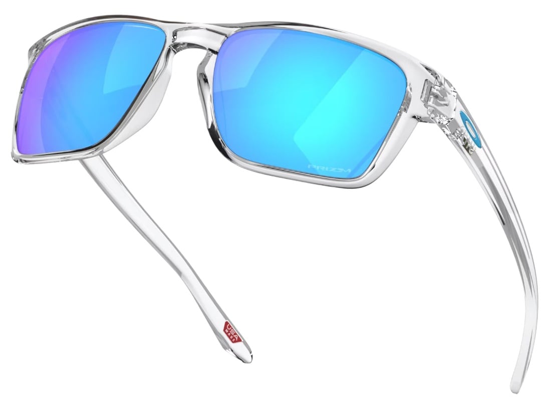 Lunettes de soleil Sylas Oakley - Polished Clear/Prizm Sapphire