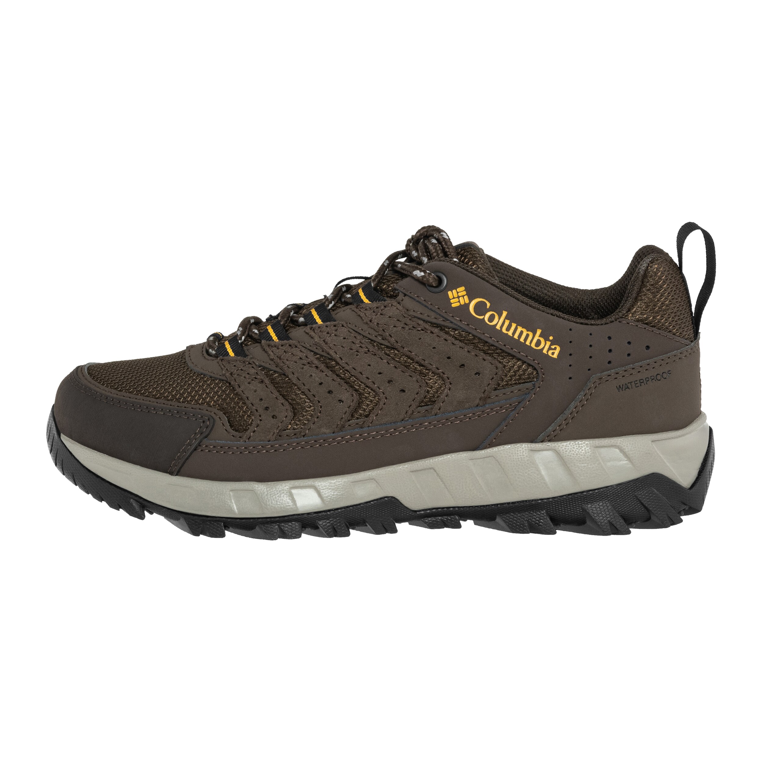 Chaussures Strata Trail Waterproof  Columbia - Cordovan/Golden Yellow