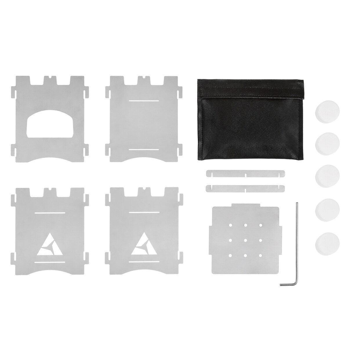 Réchaud de camping pliable Piran Scout + combustible solide Esbit - kit