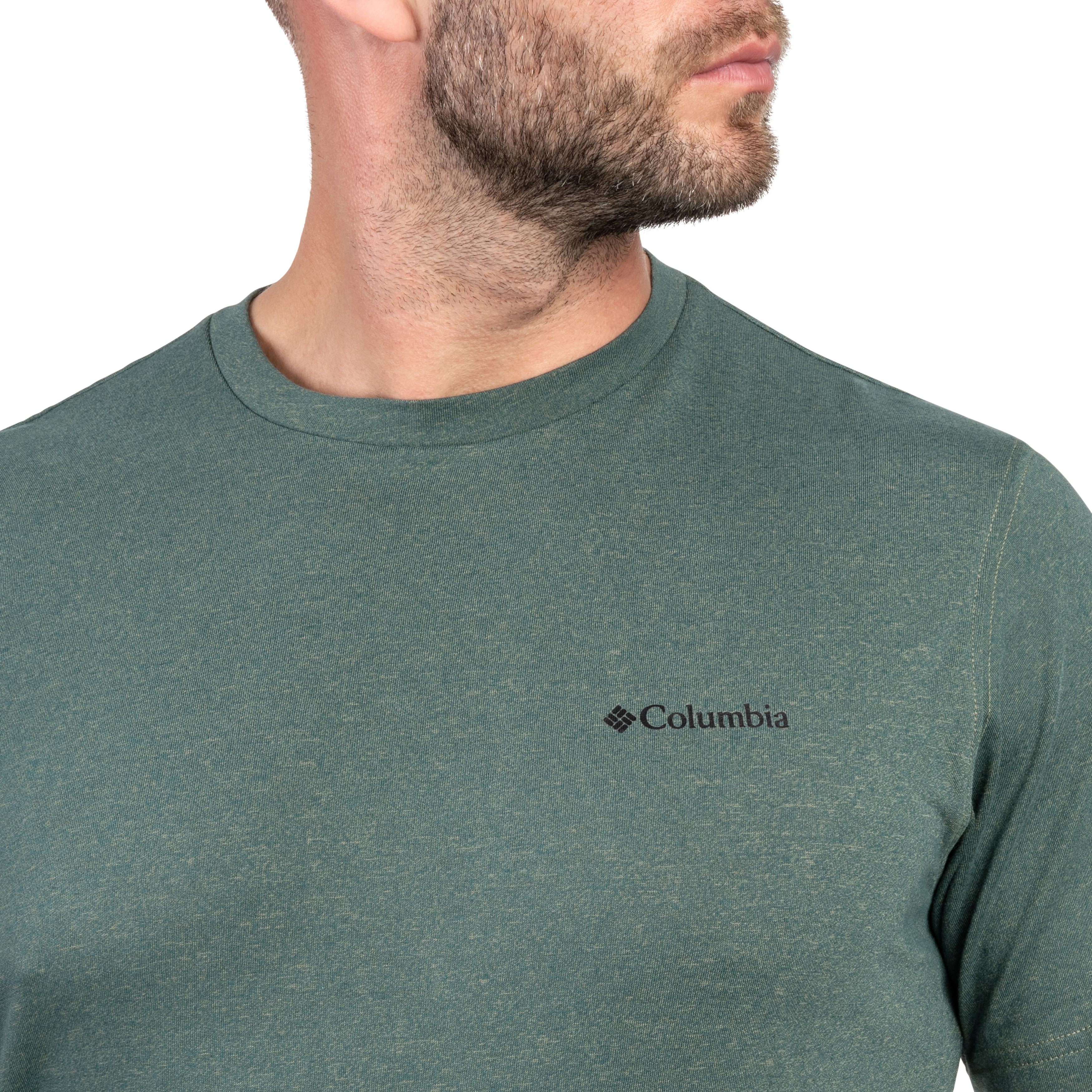 T-shirt thermoactif Thistletown Hills Short Sleeve Columbia - Stone Green Heather