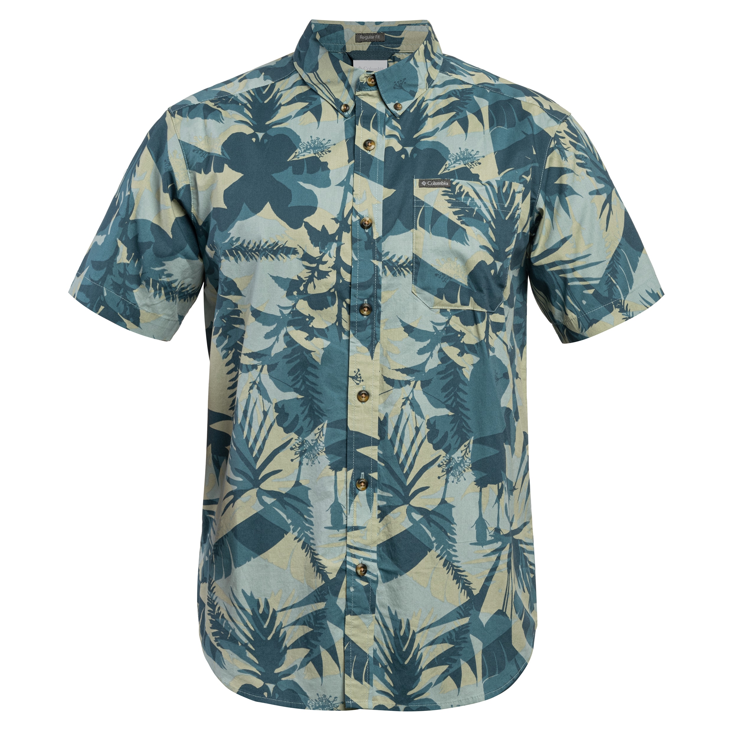Chemise Rapid Rivers Printed Short Sleeve Columbia - Everblue