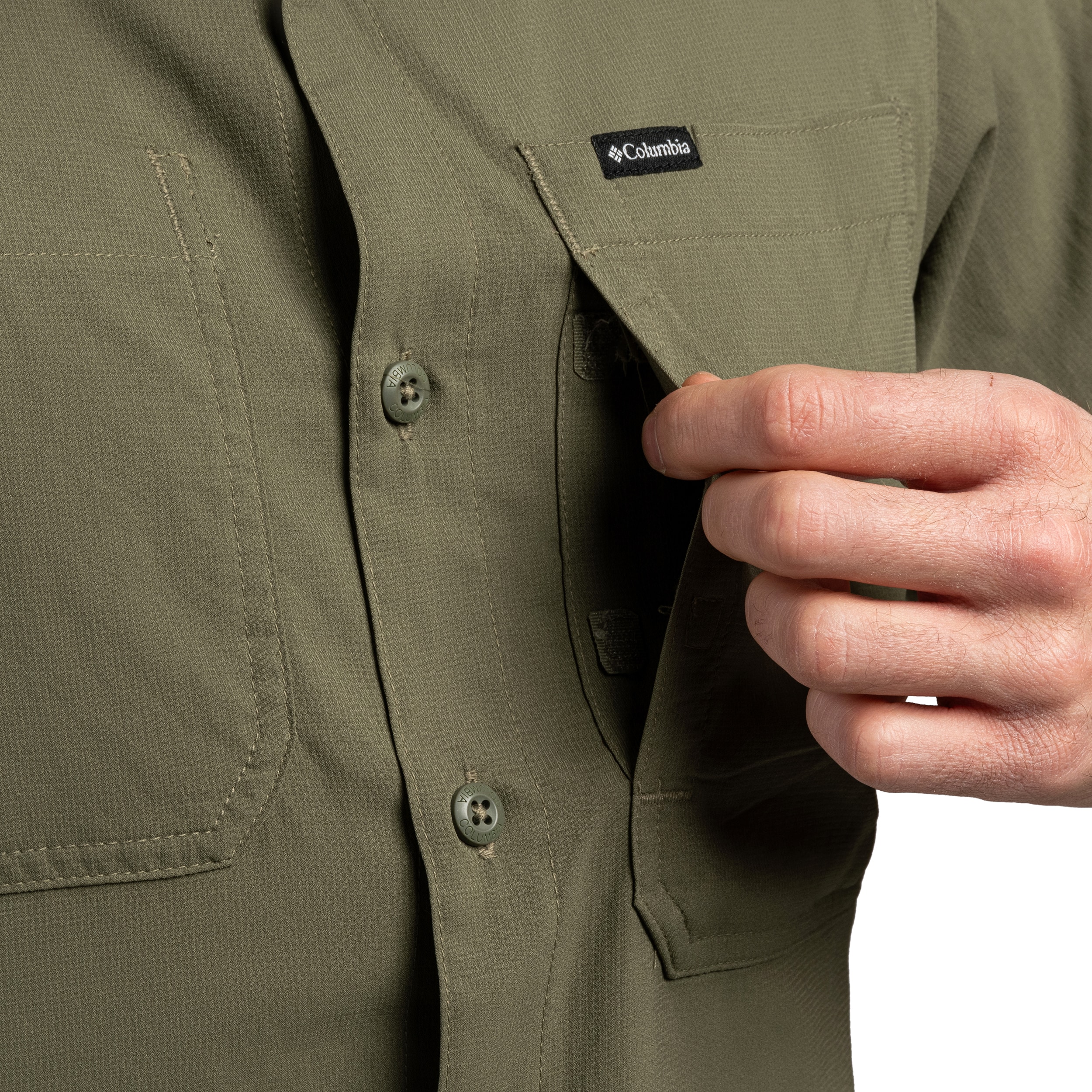 Koszula Columbia Silver Ridge Utility II Short Sleeve - Stone Green