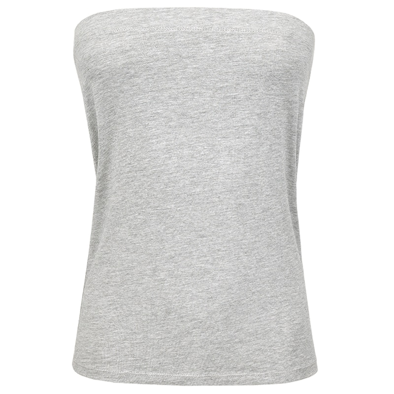 T-shirt pour femme Bandeau Top 2in1 Brandit - Grey Melange