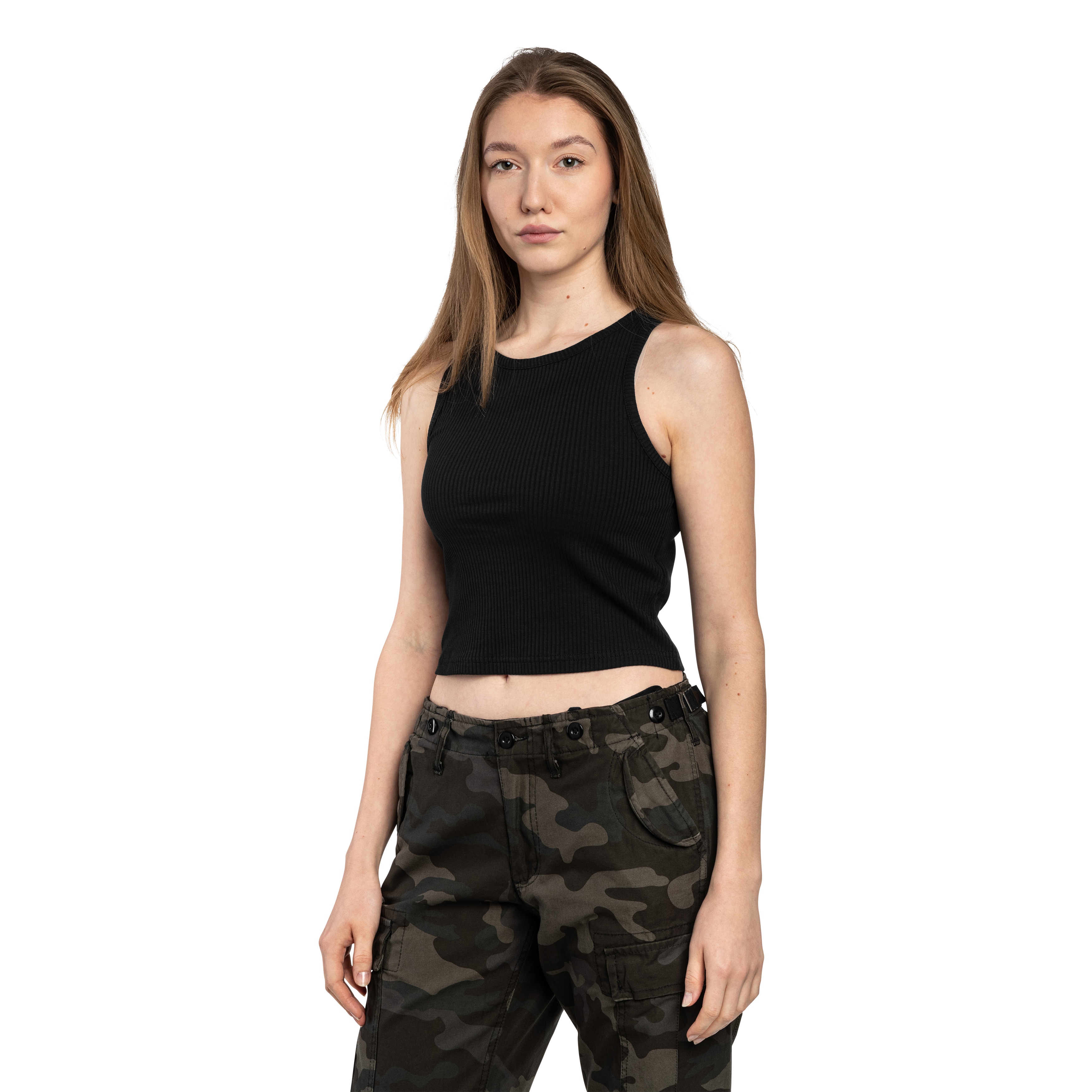 T-shirt pour femme Tank Top Ela Brandit - Black