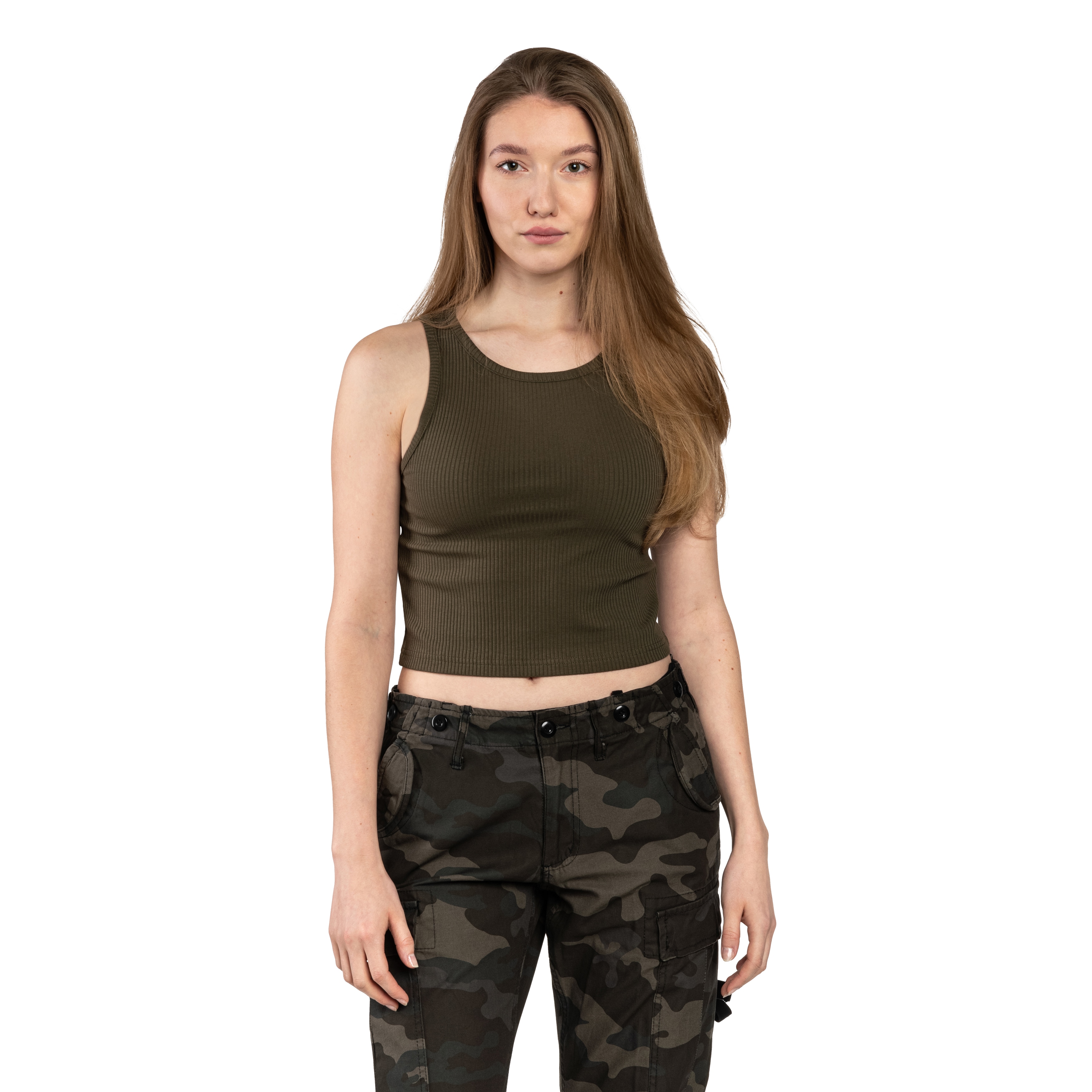 T-shirt pour femme Tank Top Ela Brandit - Olive
