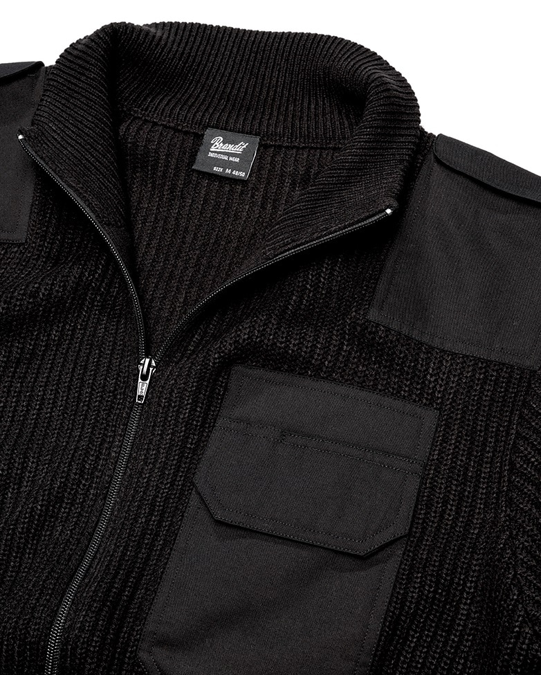Pull-over BW Cardigan Brandit - Black