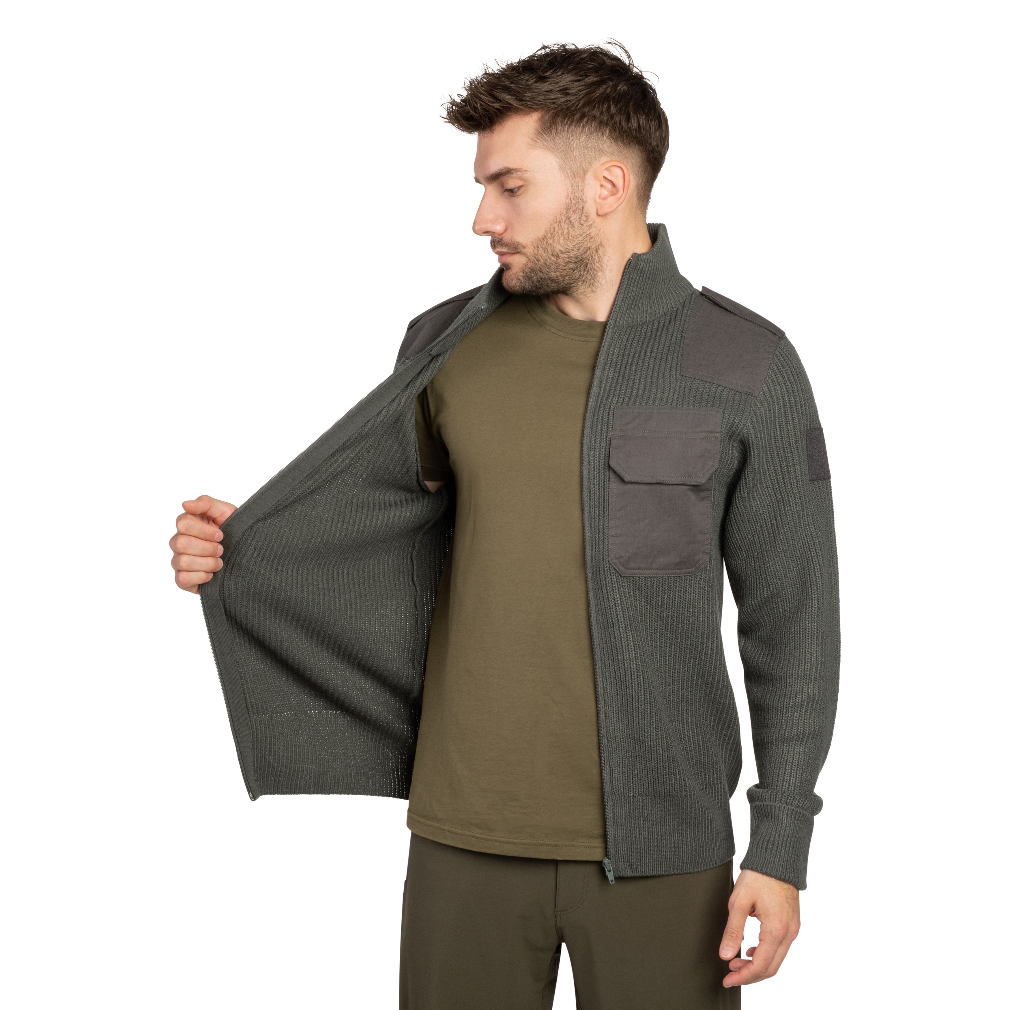 Pull-over BW Cardigan Brandit - Anthracite