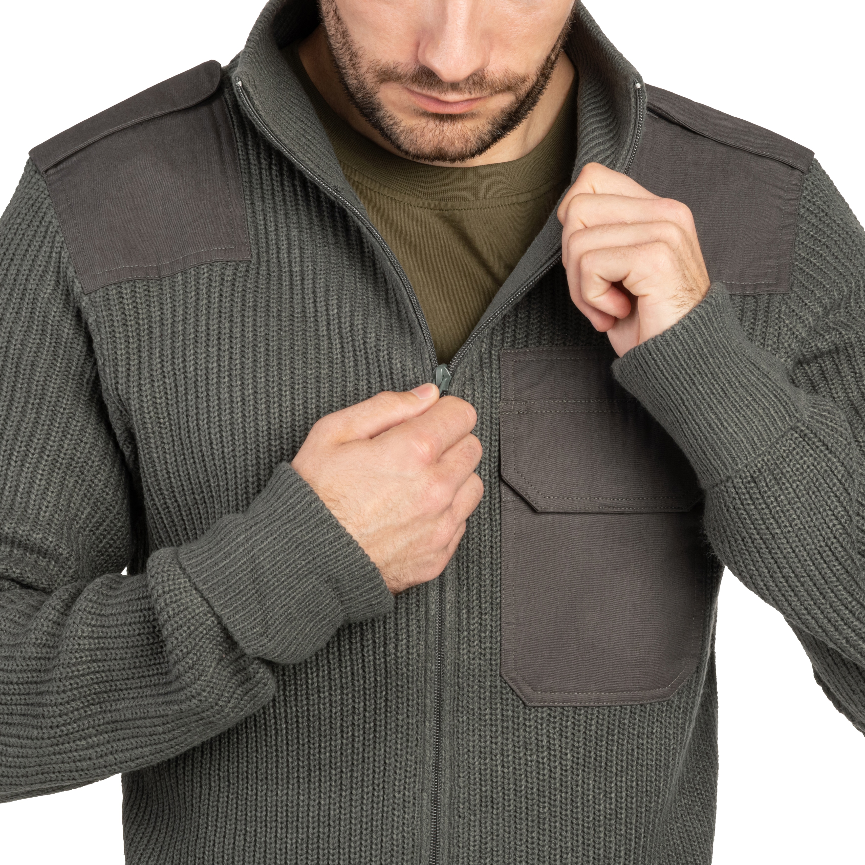 Pull-over BW Cardigan Brandit - Anthracite