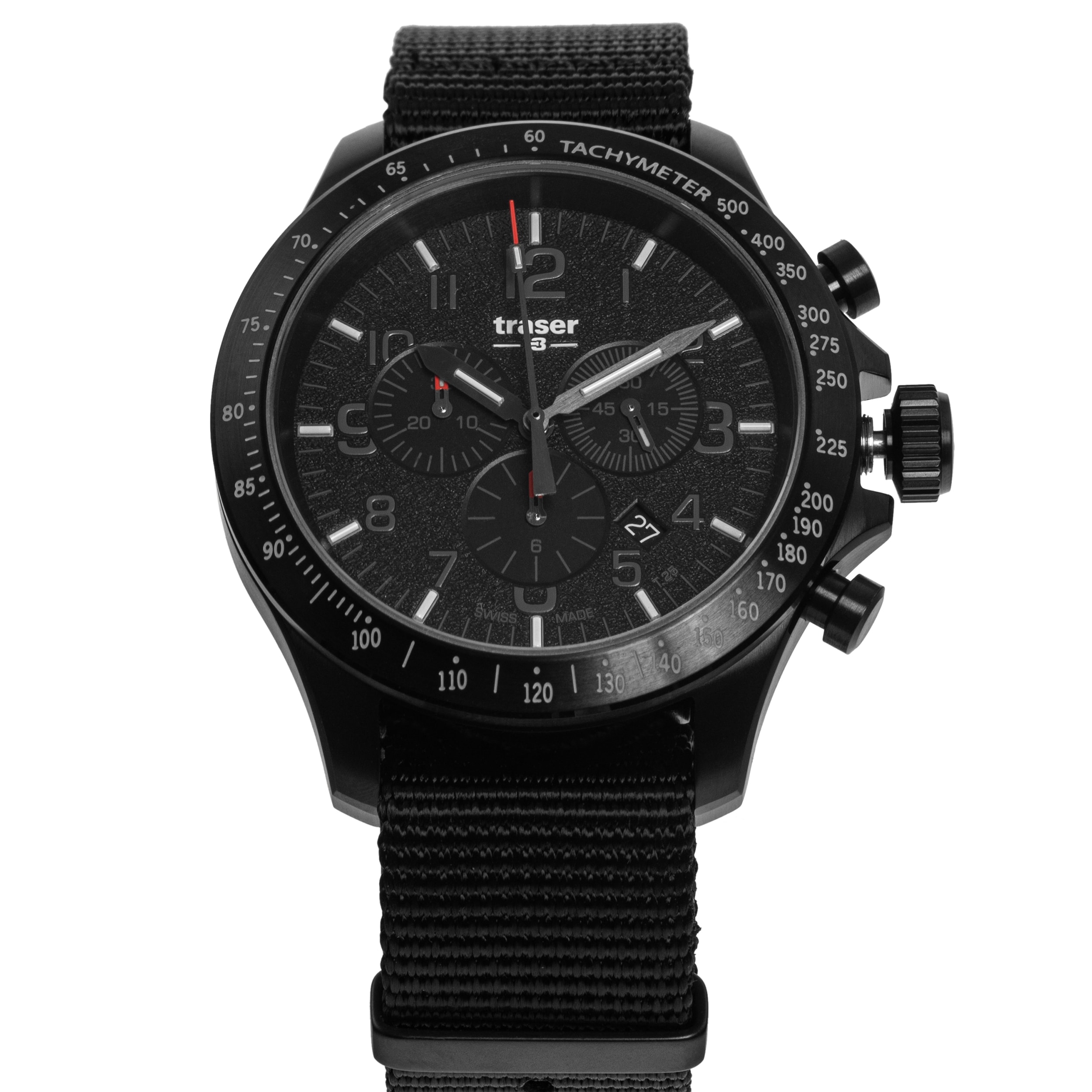 Montre Traser P67 Officer Pro Chronograph TS - Black