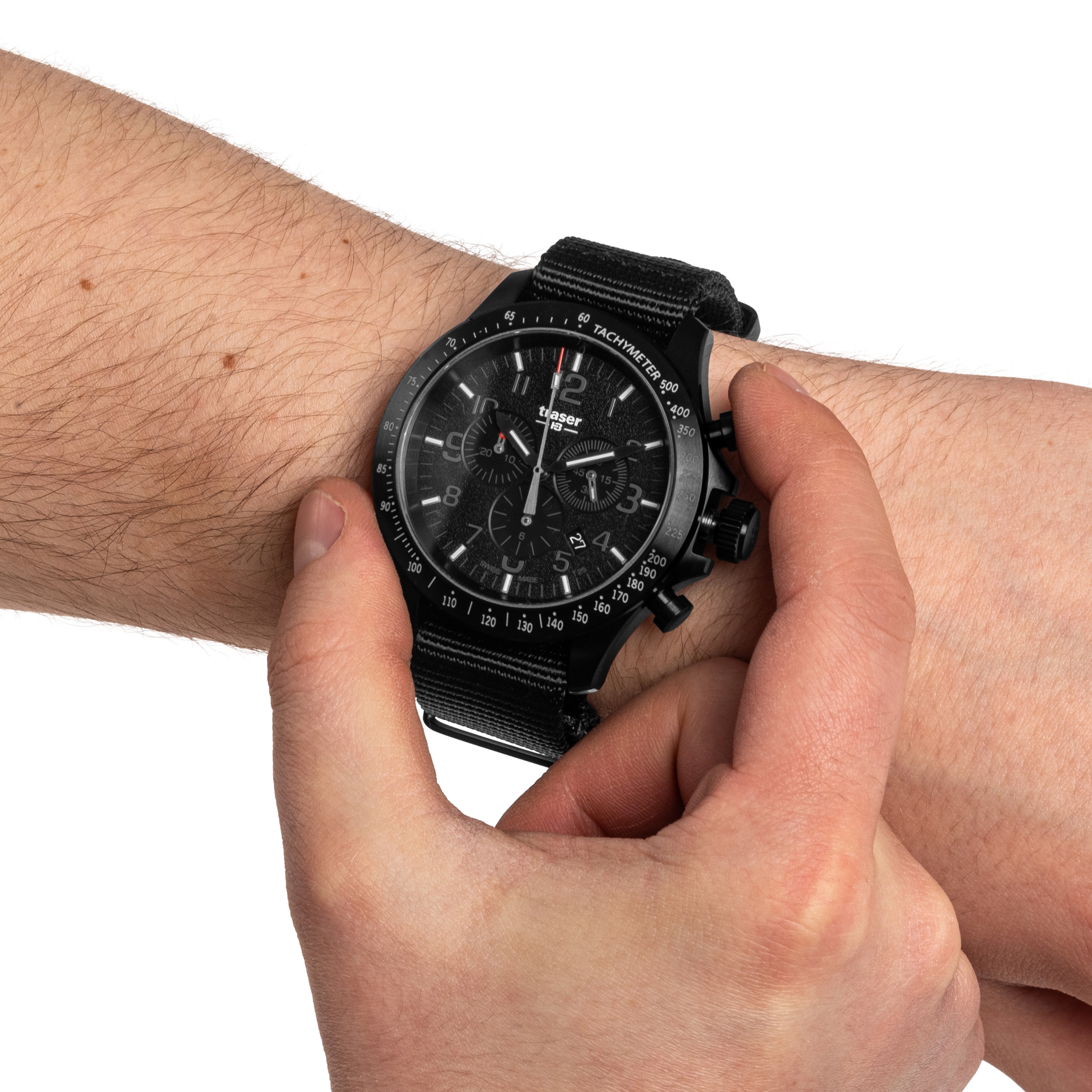 Montre Traser P67 Officer Pro Chronograph TS - Black