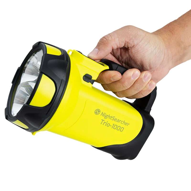 Lampe de poche NightSearcher Trio-1000 Yellow/Grey - 1000 lumens