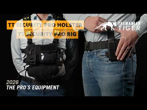 Gilet tactique Security Pro Rig Tasmanian Tiger - Black