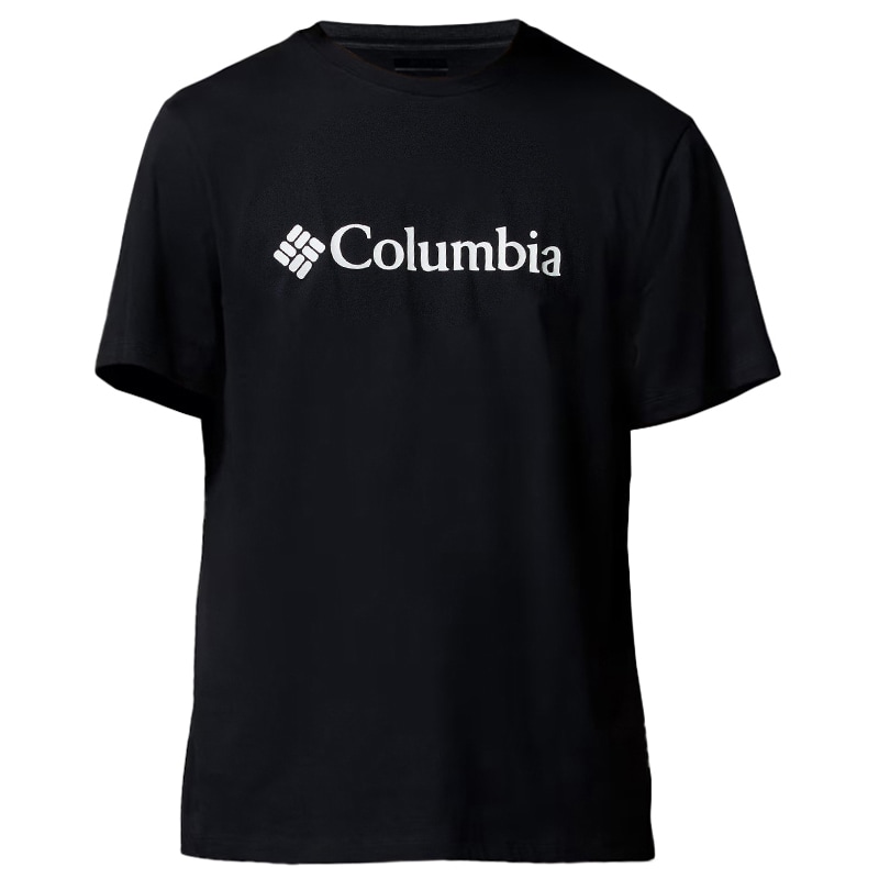 T-Shirt CSC Basic Logo Organic Cotton Columbia - Black
