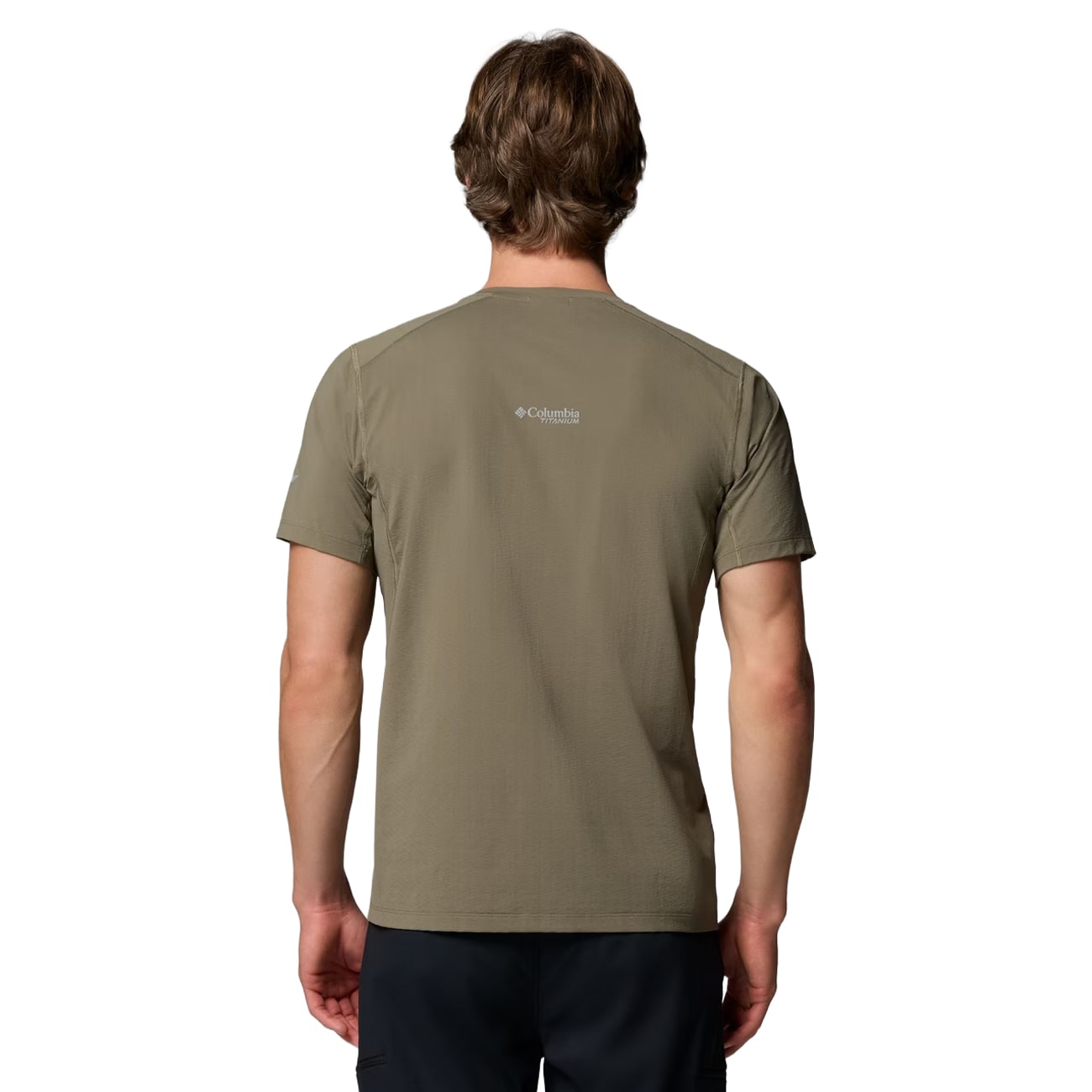 T-shirt thermoactif Diamond Peak Pro Short Sleeve Columbia - Stone Green