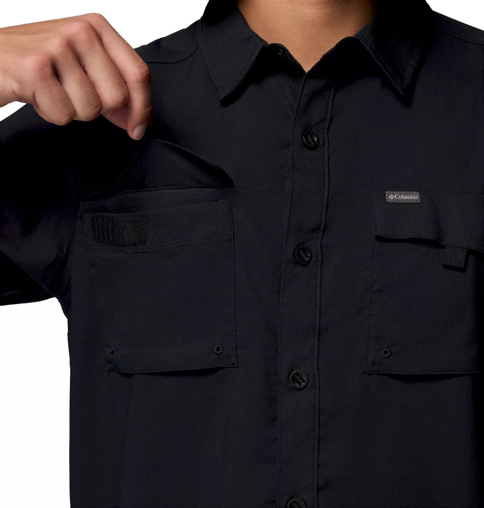 Chemise Silver Ridge Utility II Short Sleeve Columbia - Black